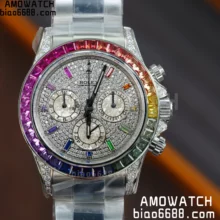 Rolex Daytona  RX Factory 1:1 Best Edition Diamond Dial Dial on SS Bracelet DD4130 (Weighted)207g