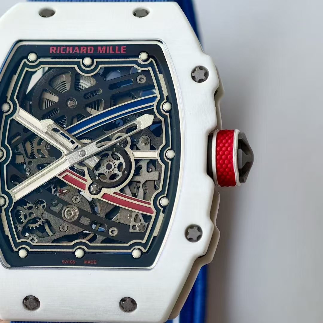 RICHARD MILLE RM67-02 White NTPT VAF Best Edition France Dial on Blue Nylon strap CRMA7 Clone 20 c81e728d9d4c2f6 1 阿默表行AmoWatch