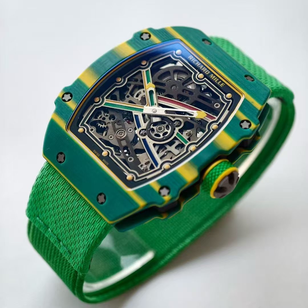 RICHARD MILLE RM67-02 Green NTPT VAF Best Edition Wayde van Niekerk on Green Nylon strap CRMA7 Clone 20 c81e728d9d4c2f6 3 阿默表行AmoWatch