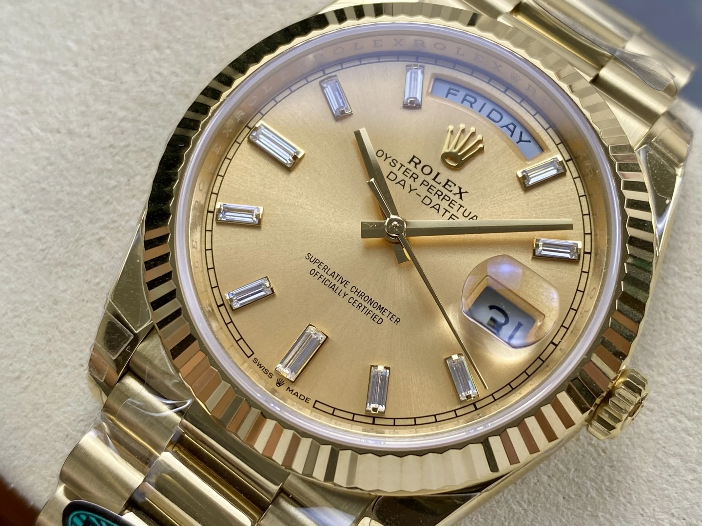 Rolex Day Date 40 YG 228238 RCF 1:1 Best Edition YG Dial on President Bracelet VR3255 (211g) 24 ca197ad369ec899 AMO Watch