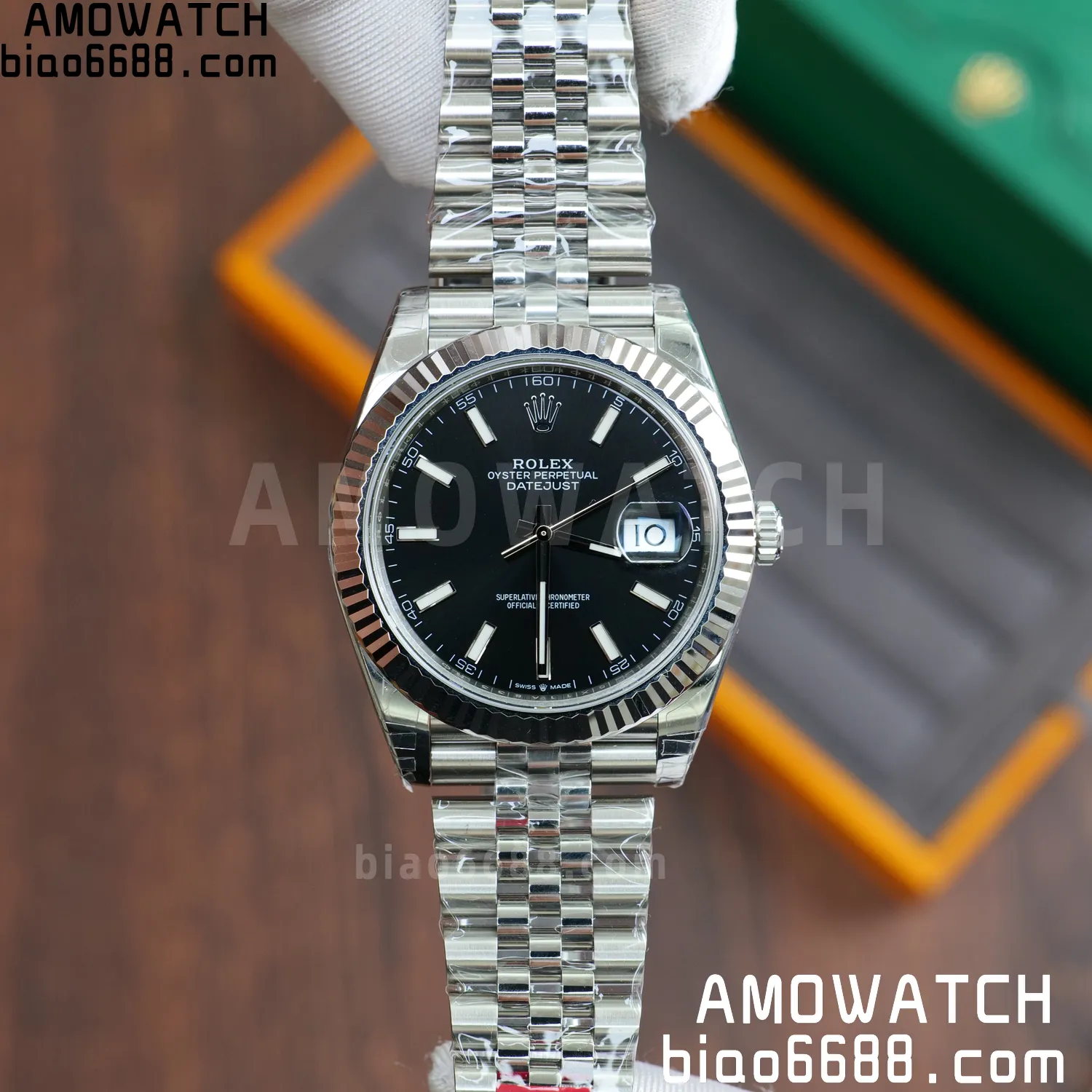 Rolex DateJust 41 126334 904L SS VSF 1:1 Best Edition Black Stick Dial on Jubilee Bracelet VS3235 V2 (133g) 67 cb464df9e899180 AMO Watch