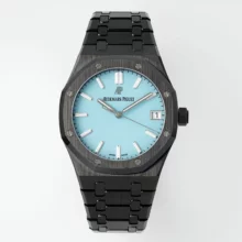 AP Royal Oak 41mm 15500 Blue Ceramic APSF 1:1 Best Edition Tiffany Dial on Ceramic Bracelet A4302