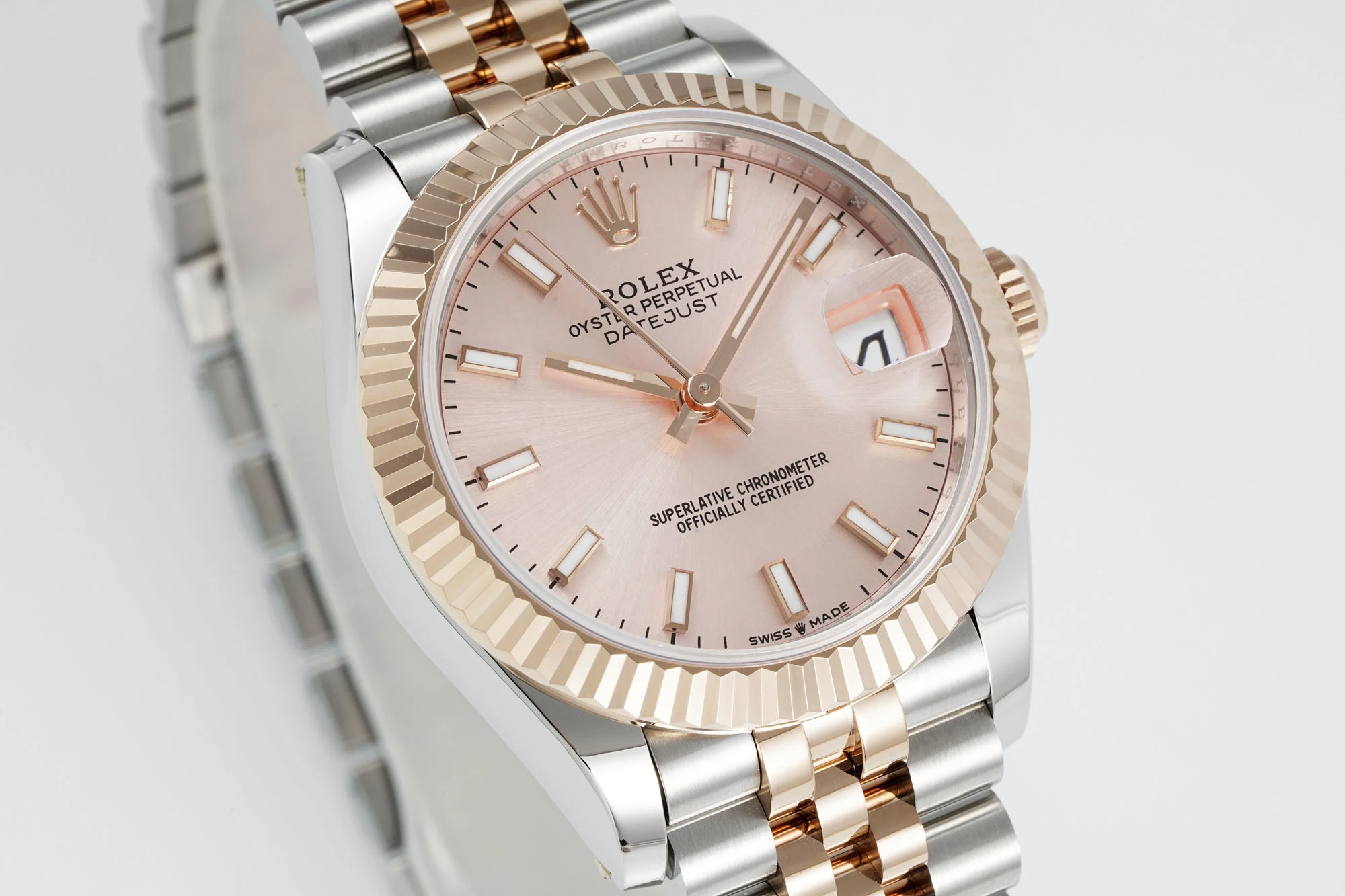 Rolex DateJust 31 278271 ARF 1:1 Best Edition 904L Steel Pink Dial on SS/RG Jubilee Bracelet 22 cc2fbe0c00711bd AMO Watch