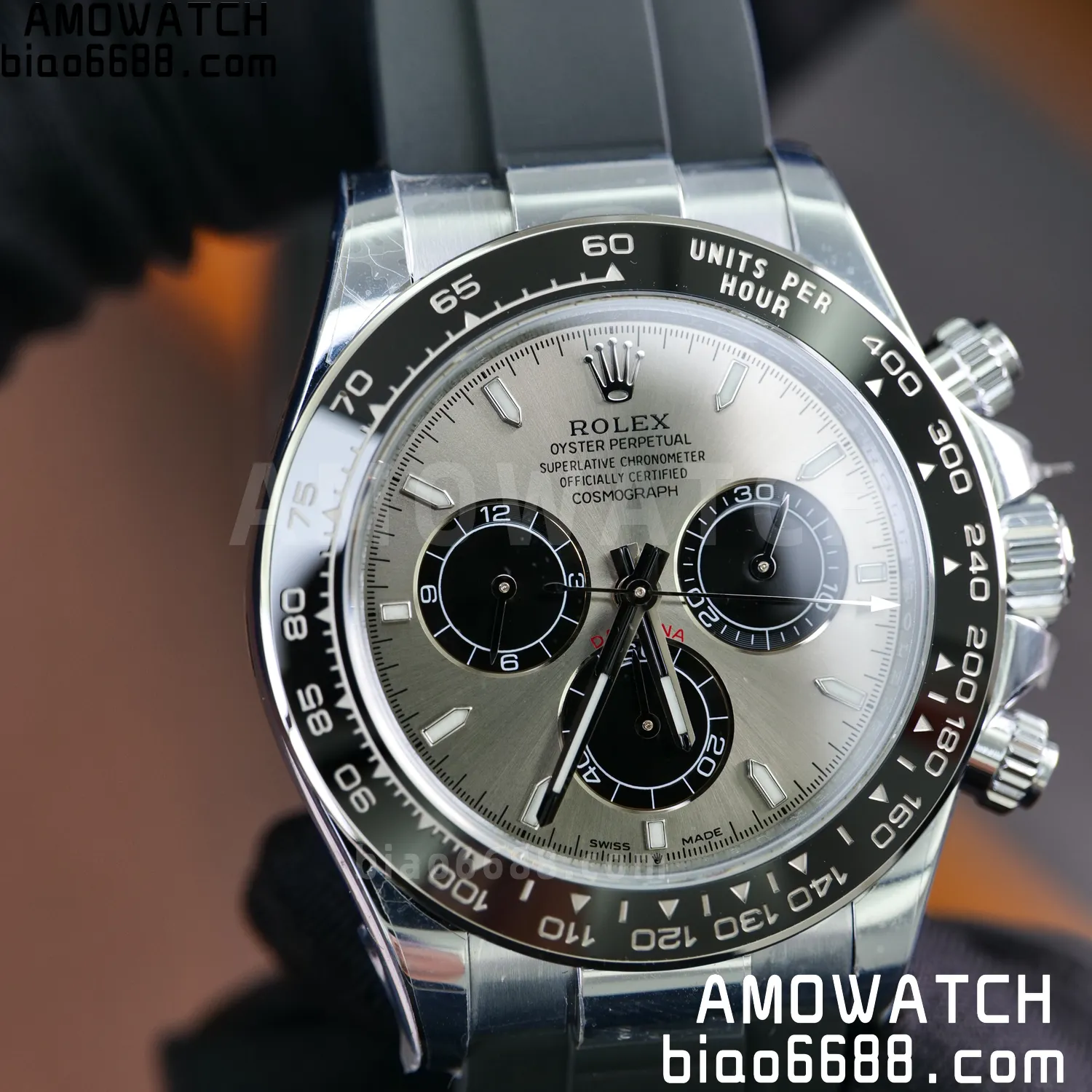 Rolex Daytona 126519 SS UFO 1:1 Best Edition RG Dial on Oysterflex Strap UF4131 (Free Sprung) 74 cc907fd6f5bb2fb 阿默表行AmoWatch