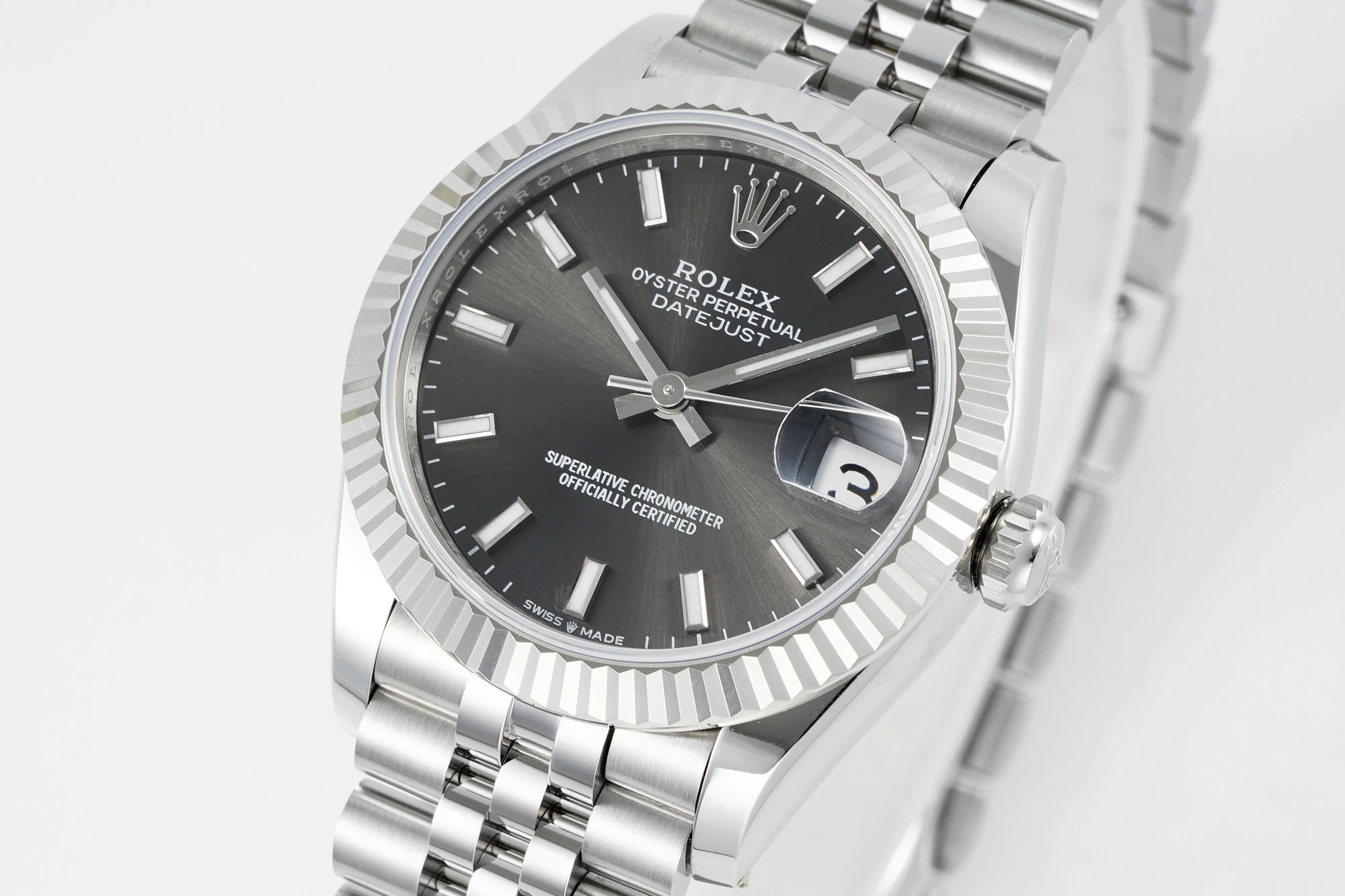 Rolex DateJust 31 278274 ARF 1:1 Best Edition 904L Steel Grey Dial on SS Jubilee Bracelet 20 ce218dd0eae68df AMO Watch