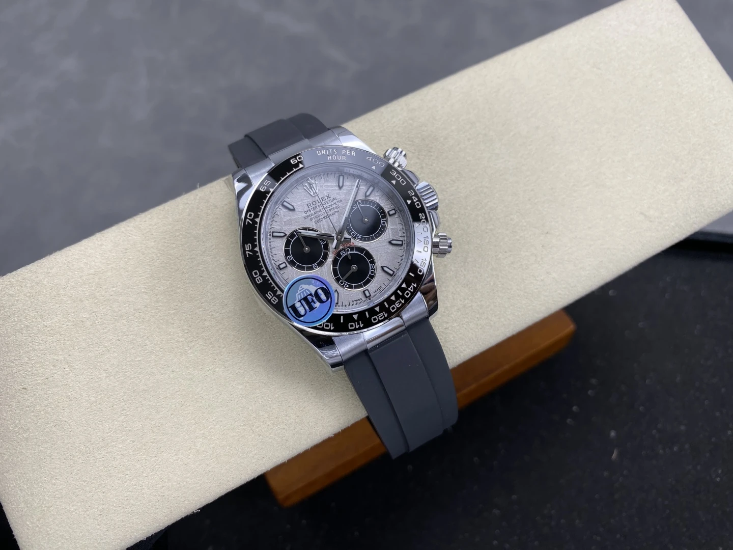 Rolex Daytona 126519 SS UFO 1:1 Best Edition Meteorite Dial on Oysterflex Strap UF4131 (Free Sprung) 32 ce860ef41a0f002 AMO Watch