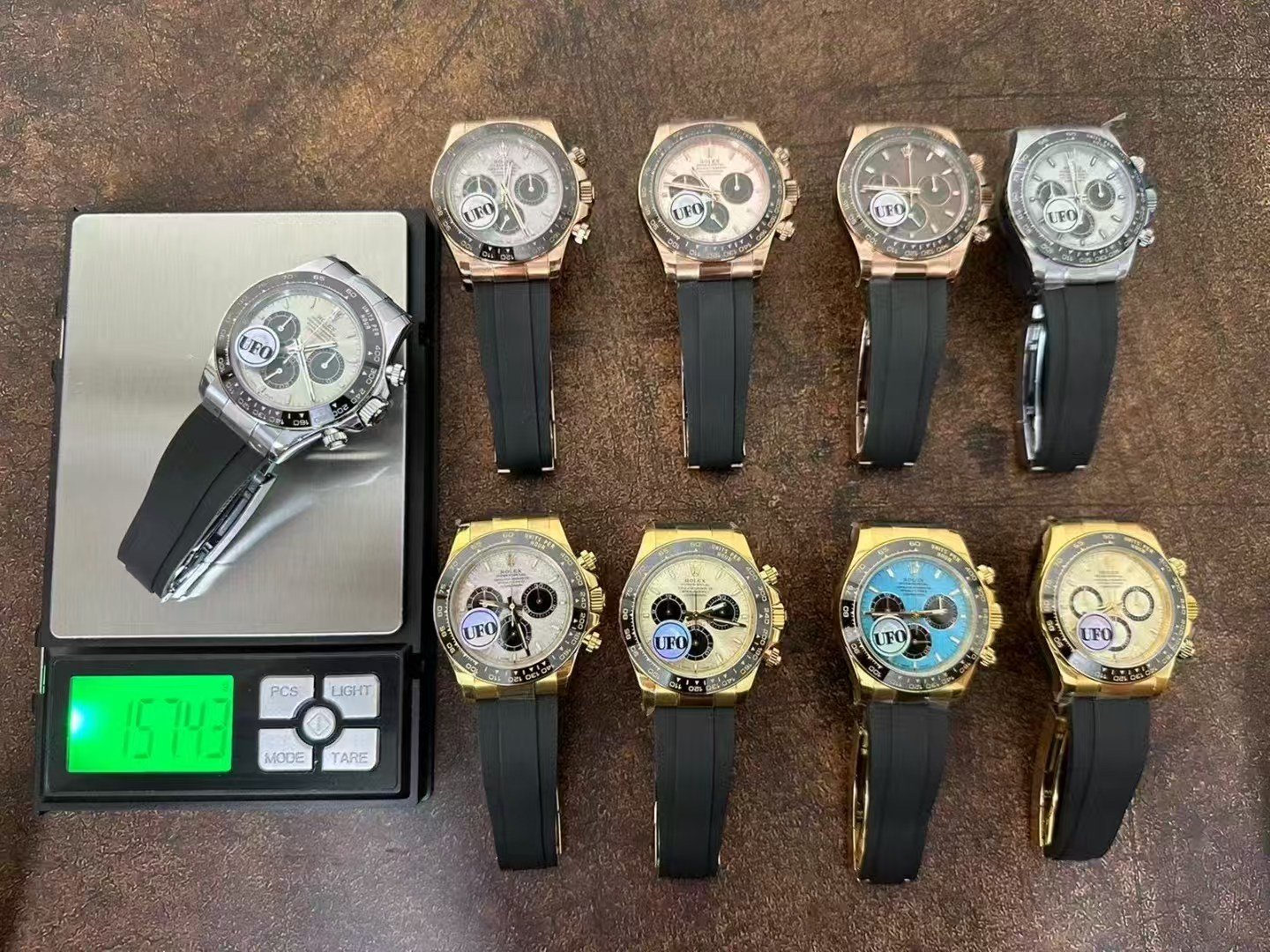 Rolex Daytona 126518 YG UFO 1:1 Best Edition Tiffany Stick Dial on Oysterflex Strap UF4131 (Free Sprung) 36 cf934f6dcadb94c AMO Watch