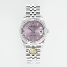 Rolex DateJust 31 278274 ARF 1:1 Best Edition 904L Steel Pink  Diamonds Dial on SS Jubilee Bracelet