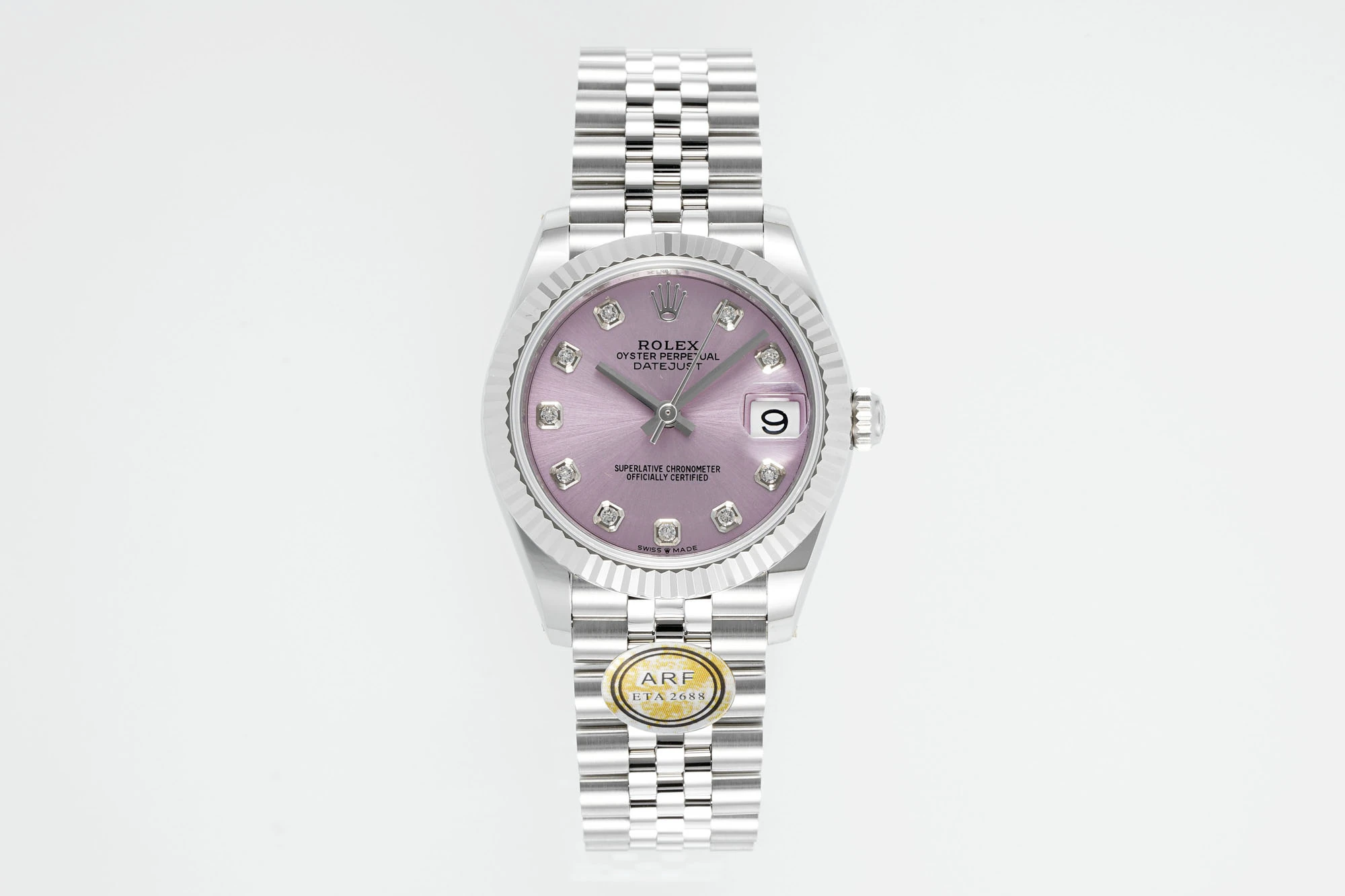 Rolex DateJust 31 278274 ARF 1:1 Best Edition 904L Steel Pink Diamonds Dial on SS Jubilee Bracelet 19 d3e9d00a6fa3c67 AMO Watch