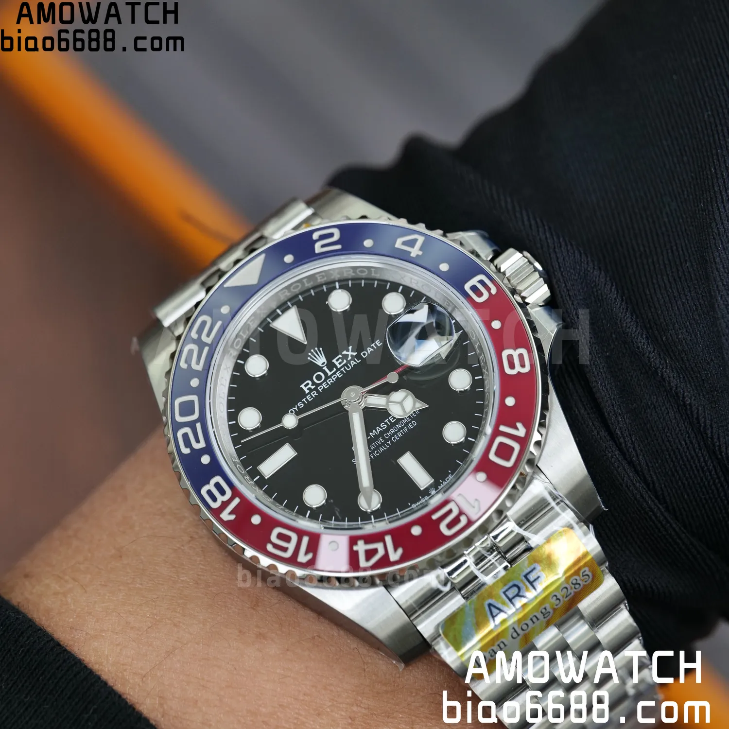 ARF厂 【V4版 】Rolex劳力士格林尼治型II系列m126710blro-0001腕表(可乐圈) V5 88 d682a0f18f7f4c4 阿默表行AmoWatch