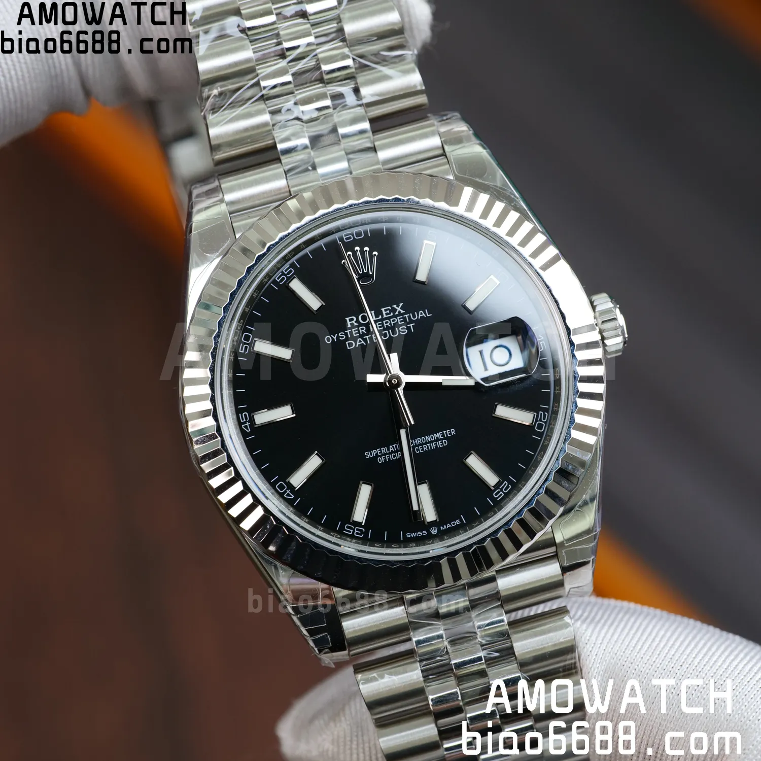 Rolex DateJust 41 126334 904L SS VSF 1:1 Best Edition Black Stick Dial on Jubilee Bracelet VS3235 V2 (133g) 76 d7186d82152dc53 AMO Watch