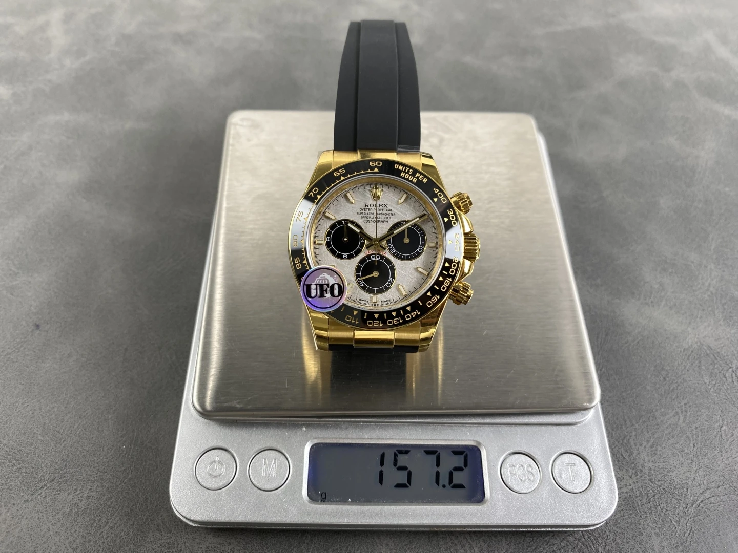 Rolex Daytona 126518 YG UFO 1:1 Best Edition Meteorite Stick Dial on Oysterflex Strap UF4131 (Free Sprung) 31 dc2817c74a8c8f8 AMO Watch