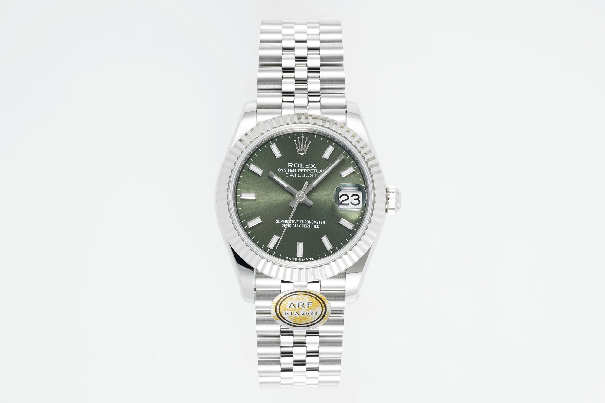 Rolex DateJust 31 278274 ARF 1:1 Best Edition 904L Steel Green Dial on SS Jubilee Bracelet ETA2688 19 dc72f85d5c5dfdd AMO Watch