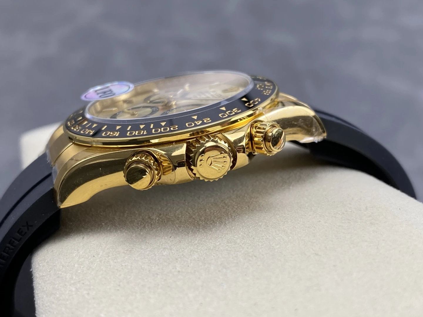 Rolex Daytona 126518 YG UFO 1:1 Best Edition YG/Black Stick Dial on Oysterflex Strap UF4131 (Free Sprung) 29 dc8eedb9266712e AMO Watch