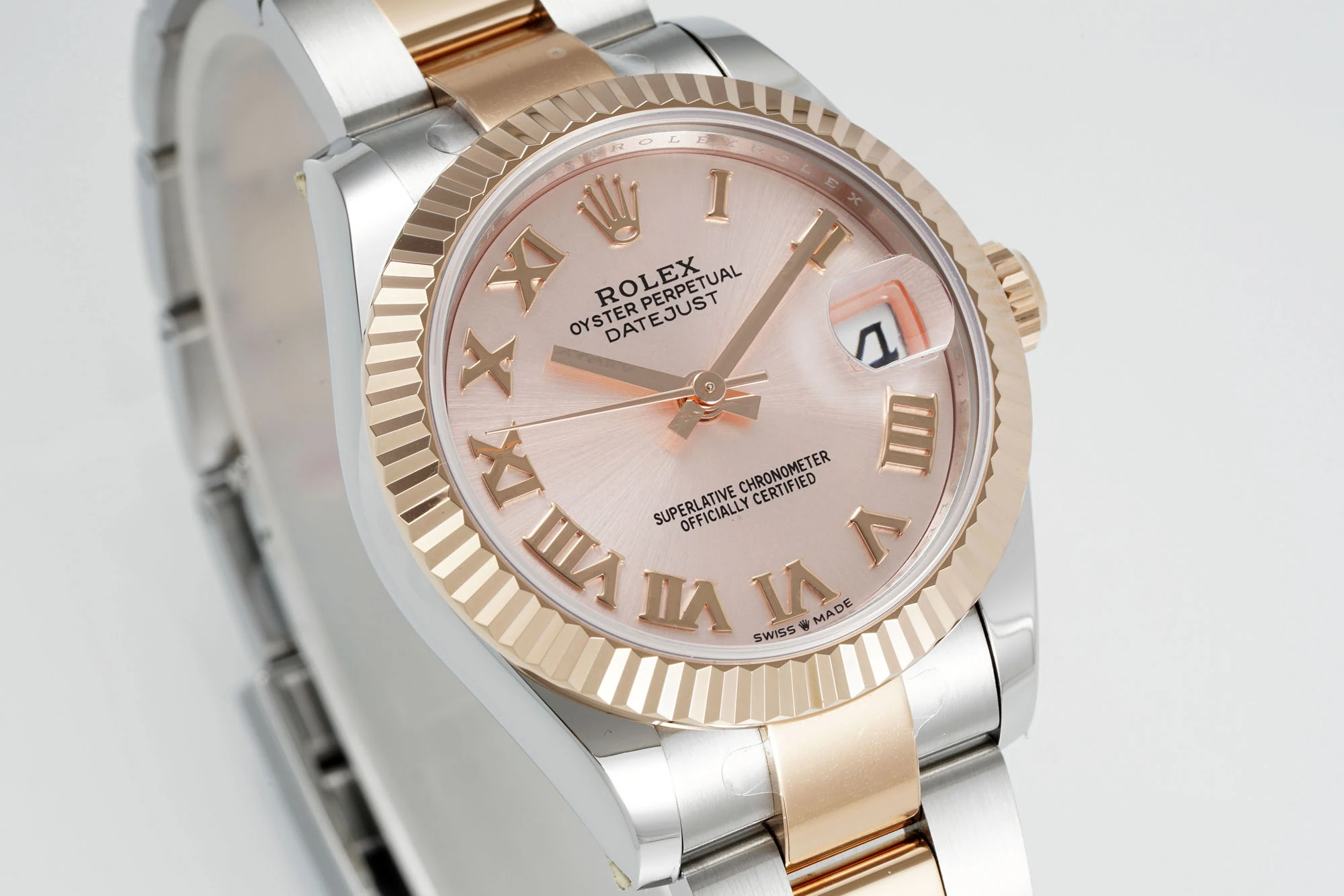 Rolex DateJust 31 278271 ARF 1:1 Best Edition 904L Steel Pink Roman Dial on SS/RG Oyster Bracelet 22 df8f0130434ff57 AMO Watch