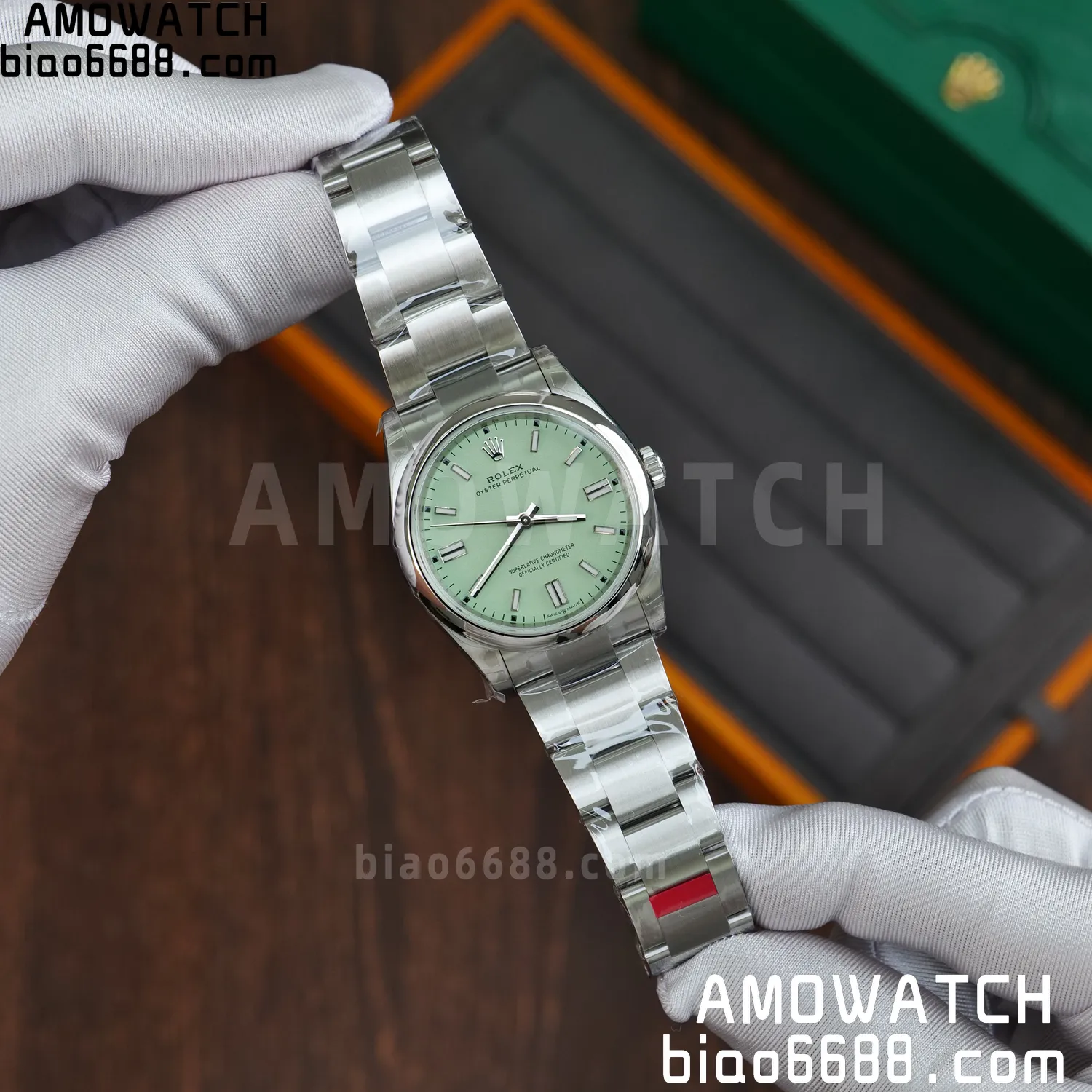 Rolex Oyster Perpetual 126000 36mm VSF 1:1 Best Edition 904L Steel Vanilla Green Dial on SS Bracelet 60 df91846f7a94964 AMO Watch