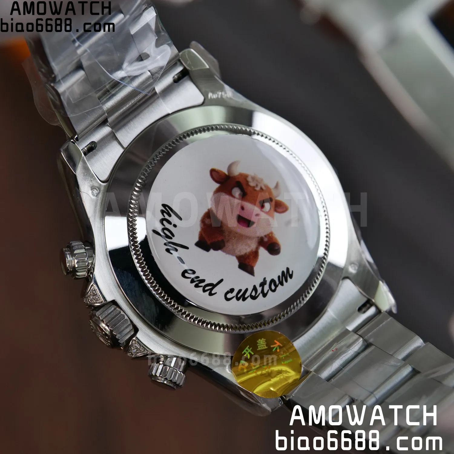 Rolex Daytona RX Factory 1:1 Best Edition Diamond Dial Dial on SS Bracelet DD4130 (Weighted)207g 87 e20ae845ecb01ff AMO Watch