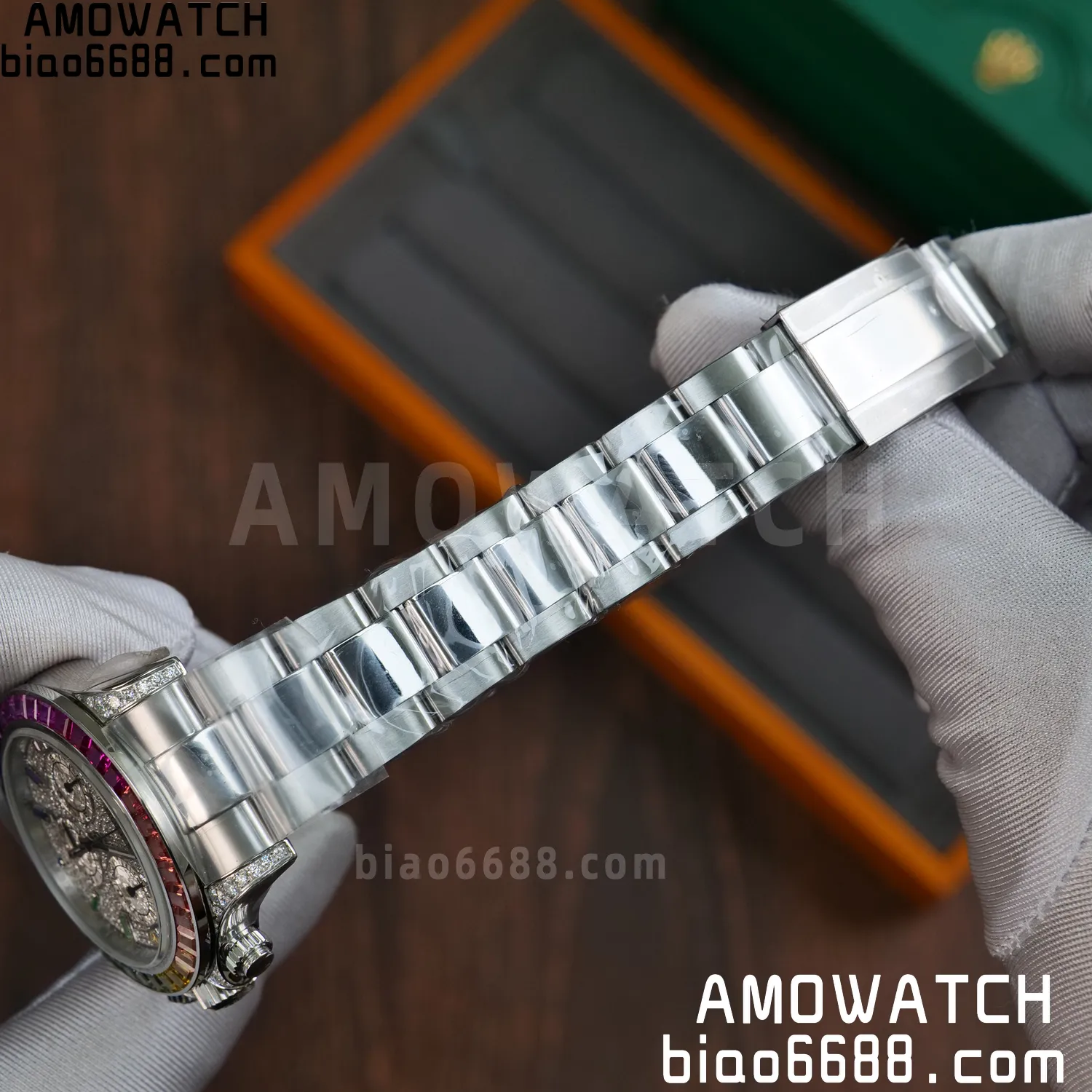 Rolex Daytona RX Factory 1:1 Best Edition Diamond Dial Dial on SS Bracelet DD4130 (Weighted)207g 71 e2ce0a746700a0a AMO Watch