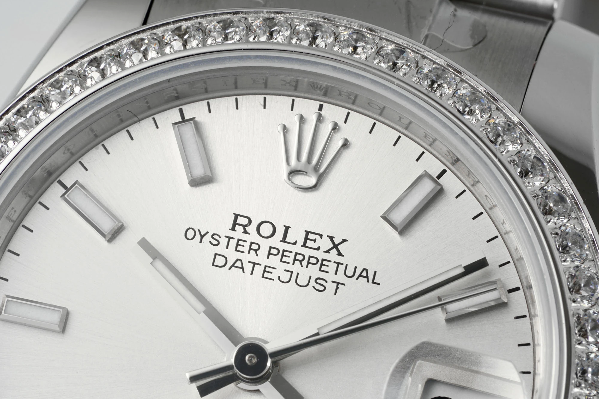 Rolex DateJust 31 278384 ARF 1:1 Best Edition 904L Steel Silver Dial Diamond bezel on SS Oyster Bracelet 21 e2d105529eefb27 AMO Watch