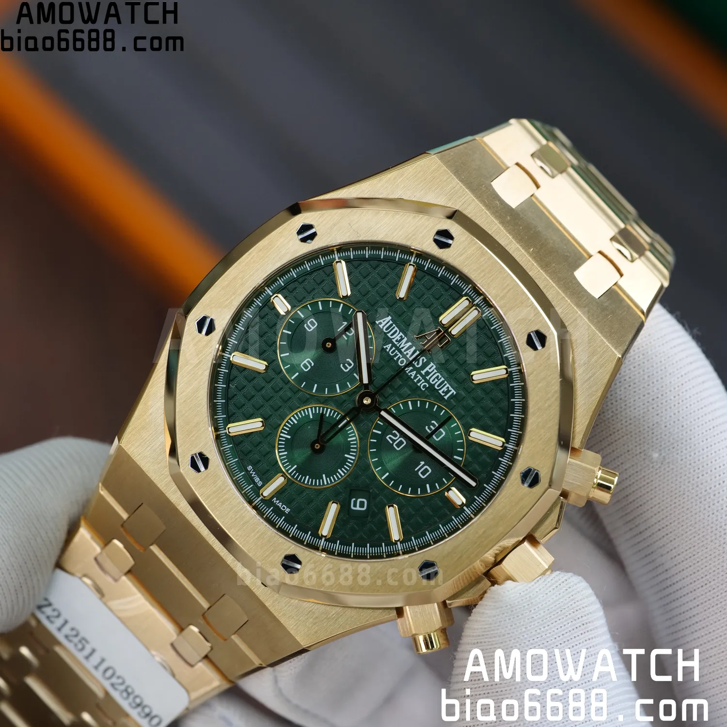 Custom Made AP Royal Oak Chrono 26331BA 18K rose gold cladding 69 e3c16de2873dd83 AMO Watch