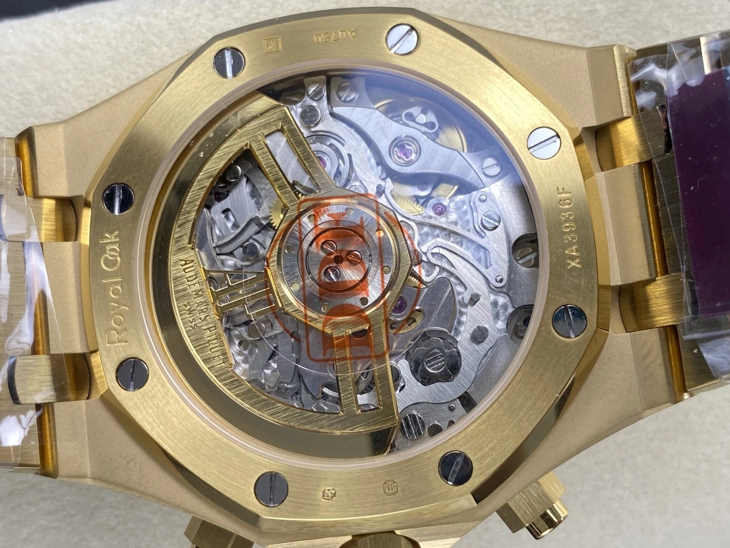 Royal Oak Chrono 26240 Frosted YG DDF 1:1 Best Edition YG Dial on YG Bracelet DD4401 Super Clone 35 e43079813050036 AMO Watch