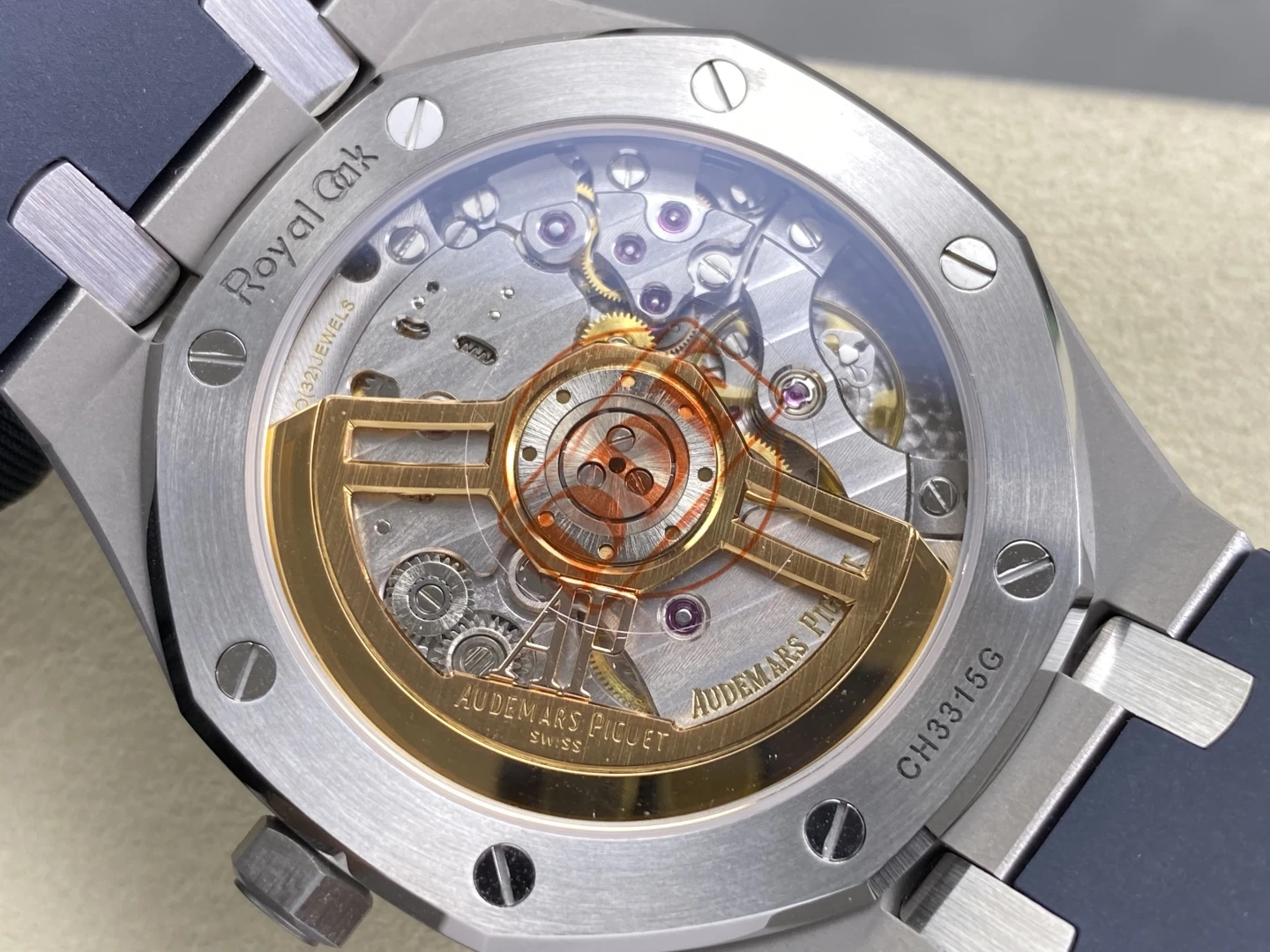 AP Royal Oak 41mm 15510ST SS DDF 1:1 Best Edition Blue Dial on Blue Rubber Strap SA4302 Super Clone 38 e5a3db3891a7a19 AMO Watch