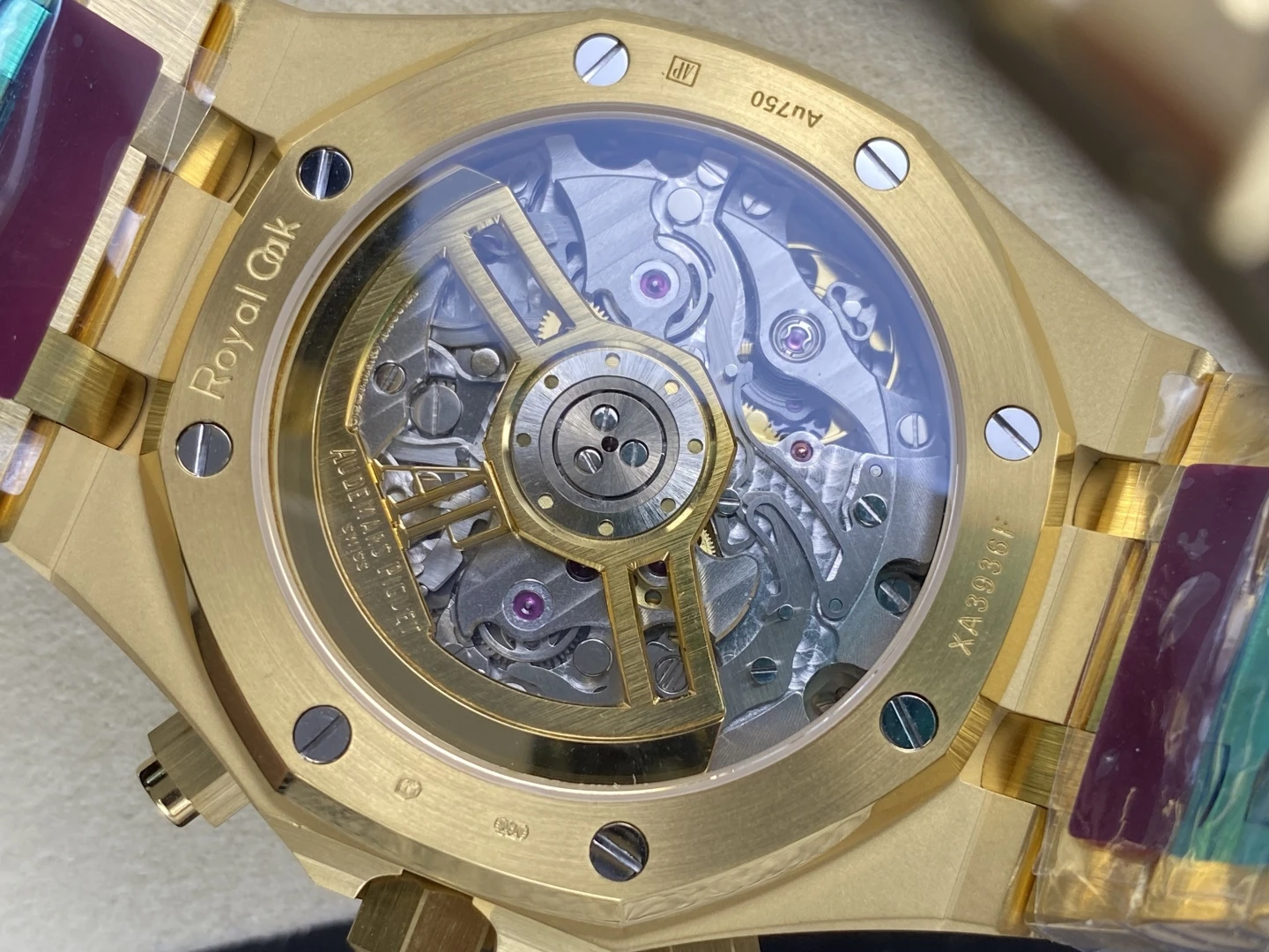 Royal Oak Chrono 26240 YG DDF 1:1 Best Edition YG Dial on YG Bracelet DD4401 Super Clone 35 e6e61047d1d4ca3 AMO Watch