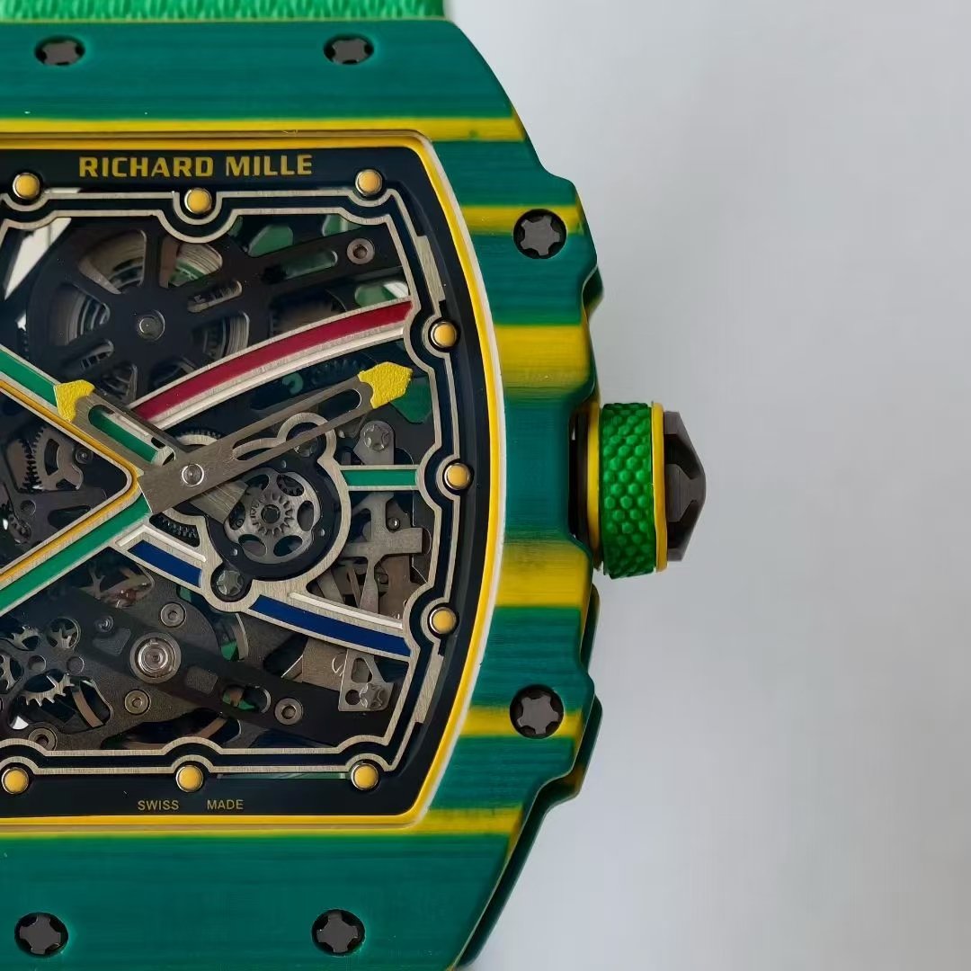 RICHARD MILLE RM67-02 Green NTPT VAF Best Edition Wayde van Niekerk on Green Nylon strap CRMA7 Clone 21 eccbc87e4b5ce2f 3 阿默表行AmoWatch