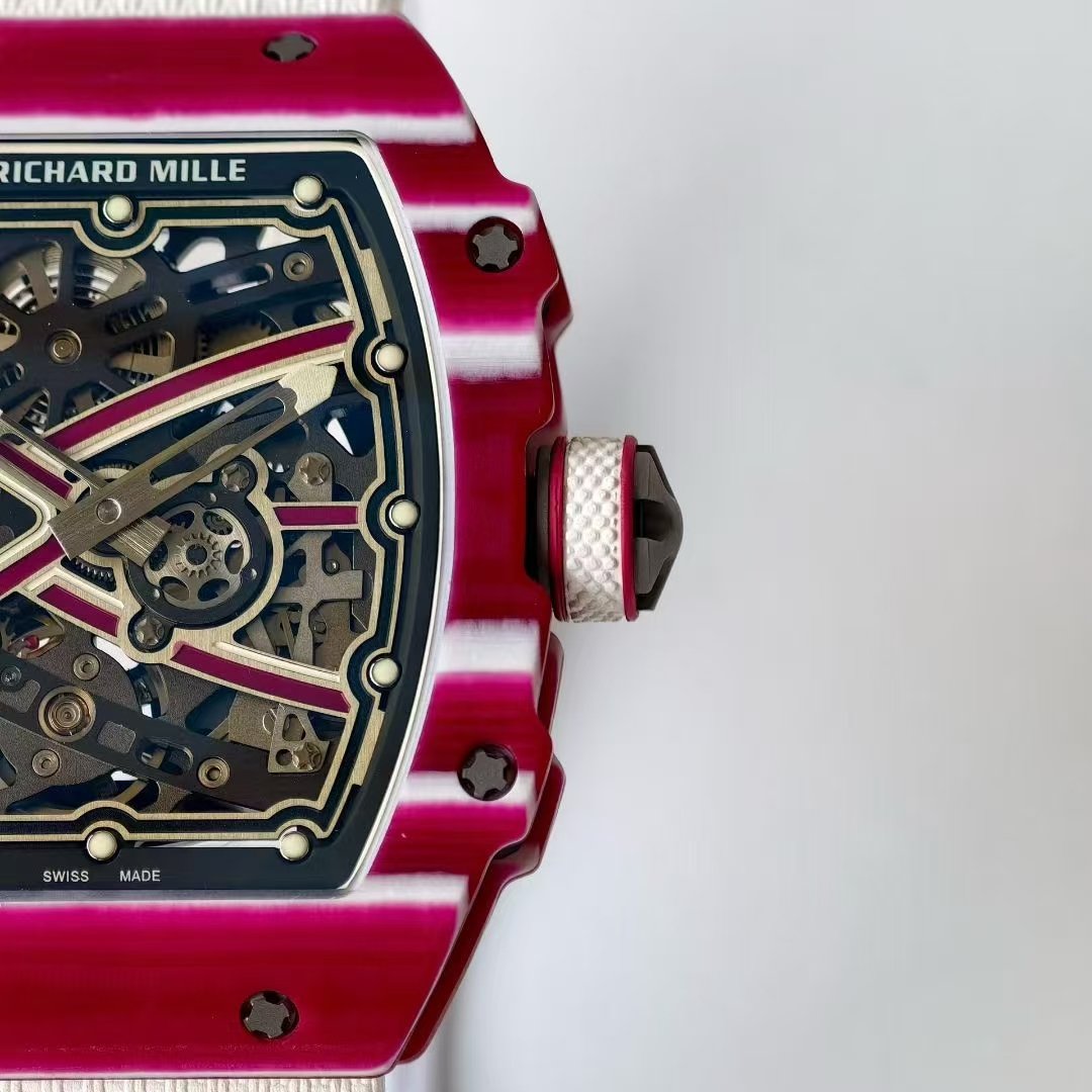 RICHARD MILLE RM67-02 Red NTPT VAF Best Edition Skeleton Dial on White Nylon strap CRMA7 Clone 21 eccbc87e4b5ce2f 阿默表行AmoWatch