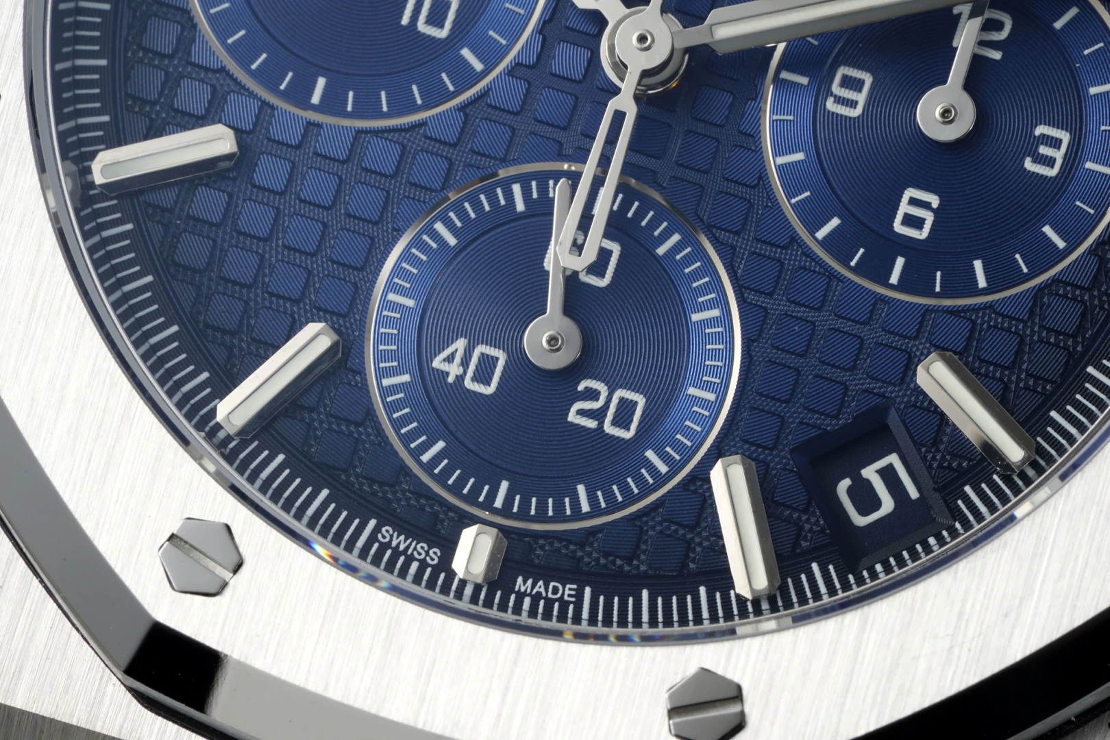 AP Royal Oak Chrono 26240BC SS DDF 1:1 Best Edition Blue Dial on SS Bracelet DD4401 Super Clone 22 ed63ab02660b363 AMO Watch