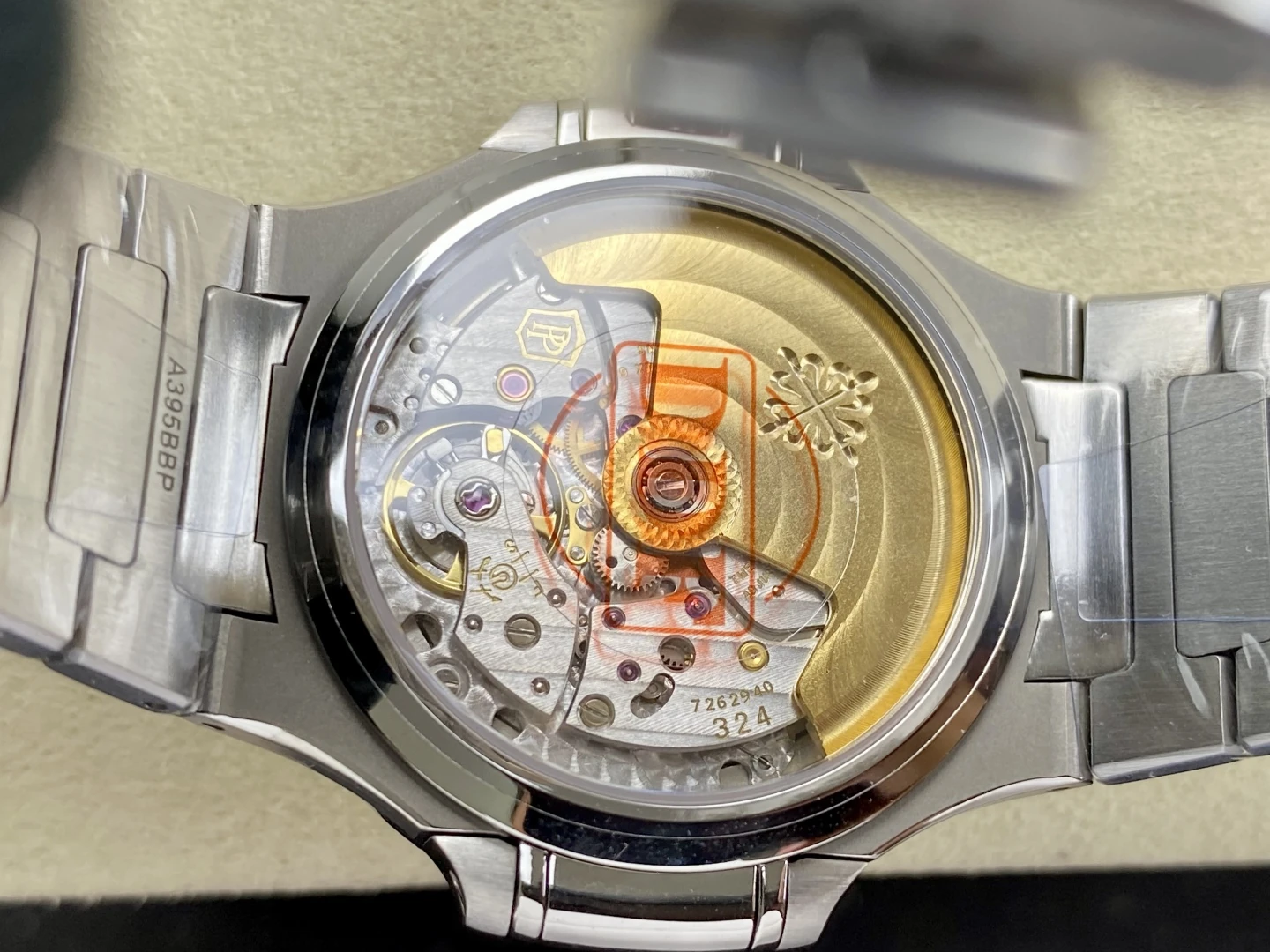 PP Nautilus 7118 Ladies DDF 1:1 Best Edition Gray Dial on SS Bracelet A324 Super Clone 37 ee6376b616ff626 AMO Watch