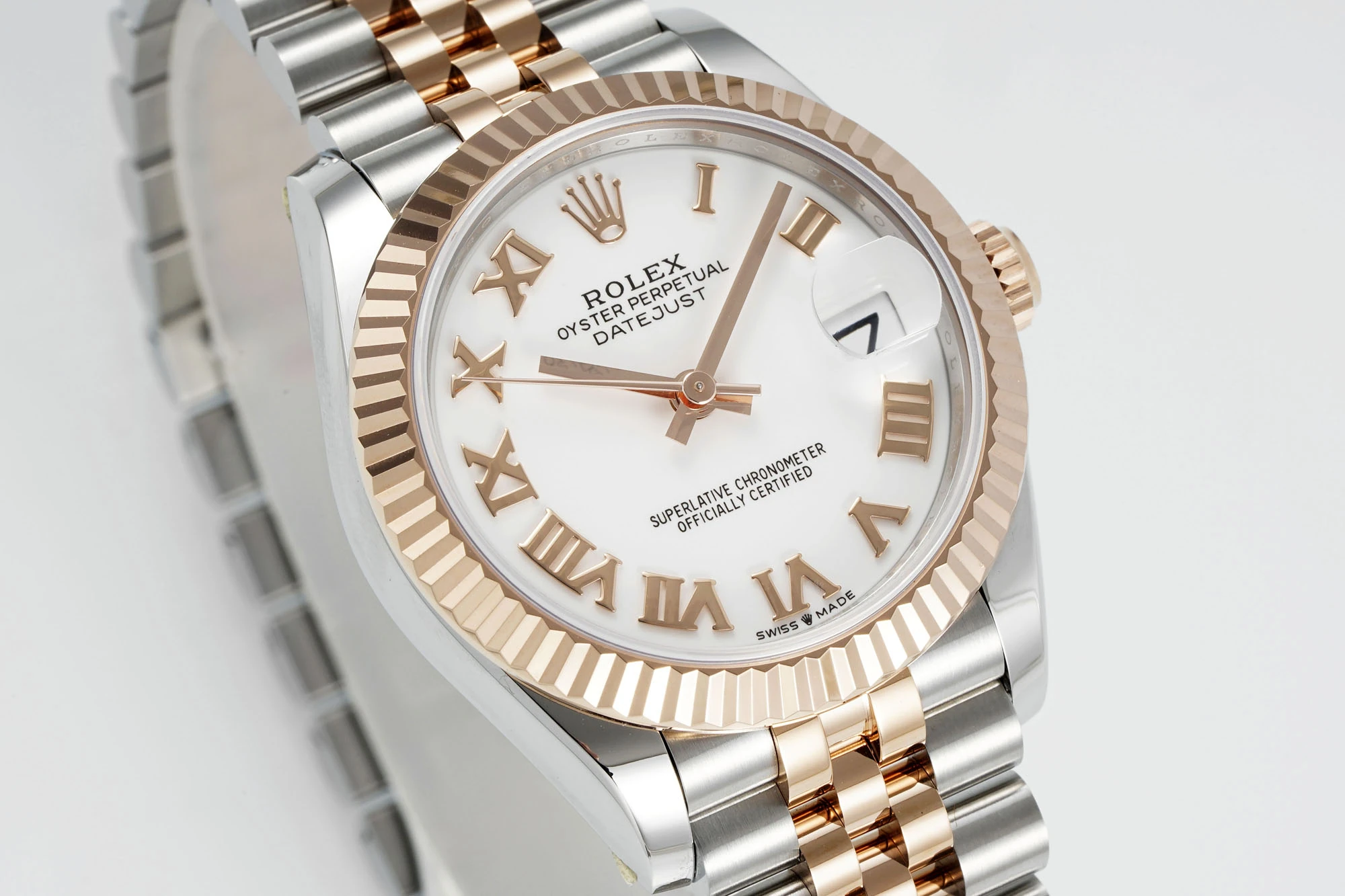 Rolex DateJust 31 278271 ARF 1:1 Best Edition 904L Steel White Roman Dial on SS/RG Jubilee Bracelet 22 f066ee877c14c46 AMO Watch