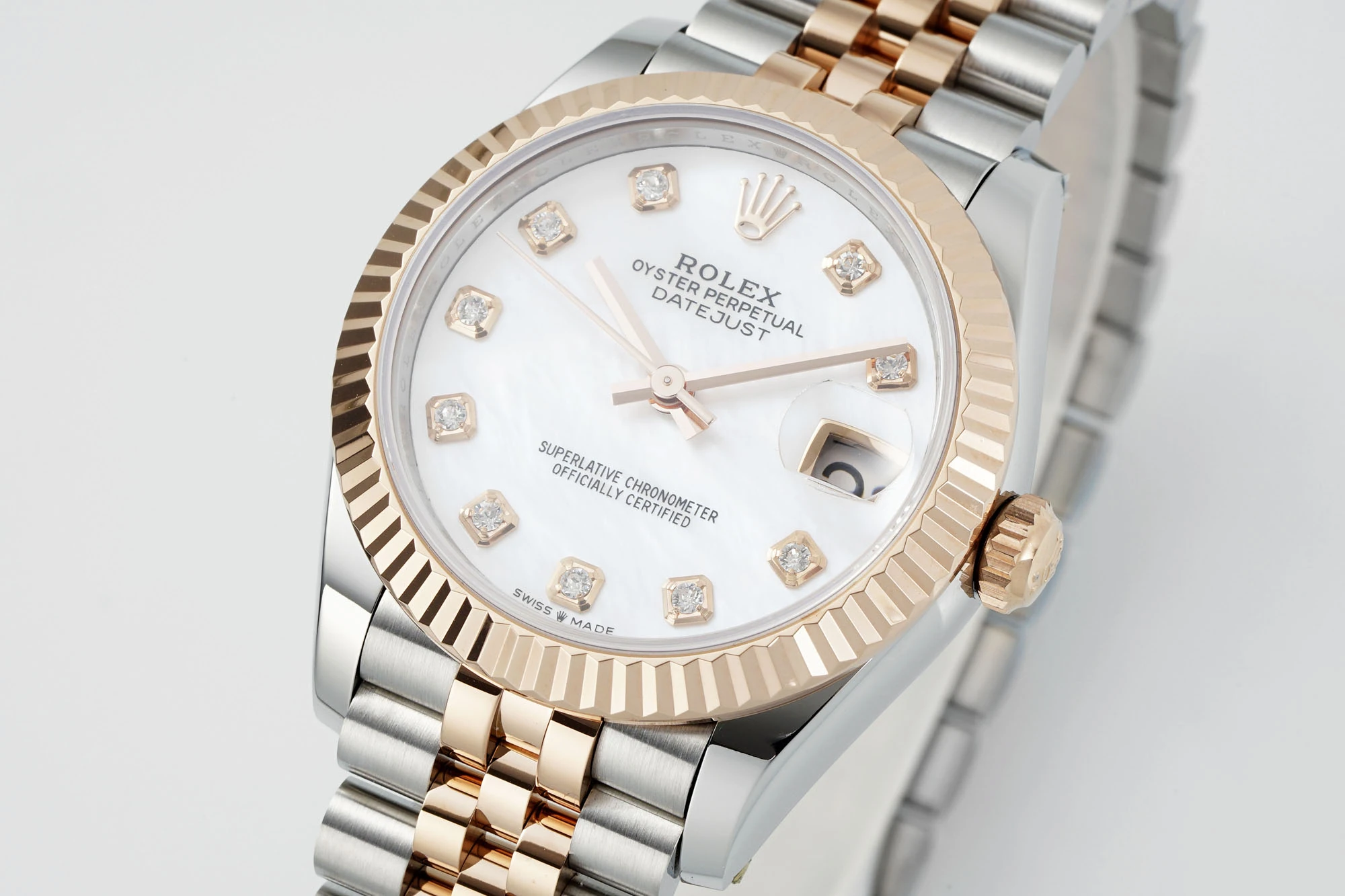 Rolex DateJust 31 278271 ARF 1:1 Best Edition 904L Steel MOP Diamonds Dial on SS/RG Jubilee Bracelet 23 f083b05ff5da247 AMO Watch