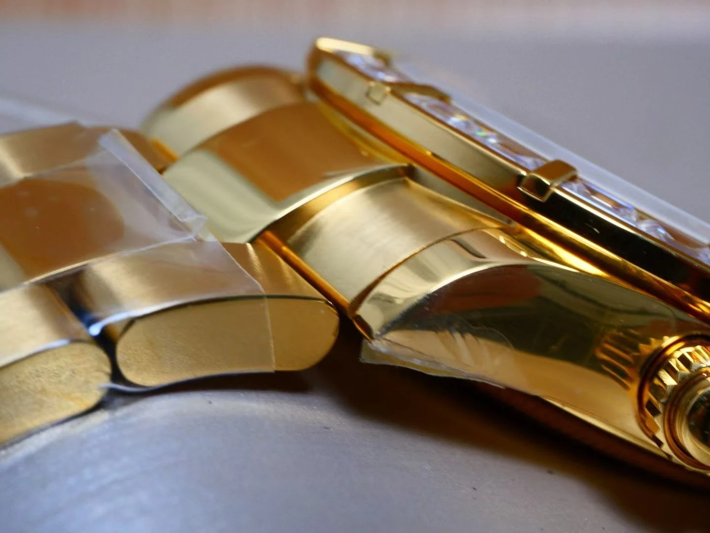 Rolex Daytona YG 116568 RX Factory 1:1 Best Edition MOP Dial on YG Bracelet DD4130 (Weighted)207g 25 f1ab0a7e63926e1 AMO Watch