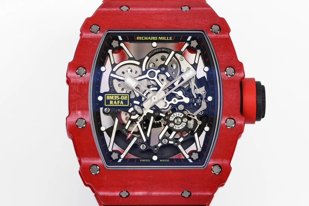 RICHARD MILLE RM035-02 Red NTPT ZF 1:1 Best Edition Skeleton Dial on Black Rubber Strap RMAL1 Super Clone V7 21 f2251b1f76a2d19 AMO Watch