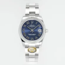 Rolex DateJust 31 278274 ARF 1:1 Best Edition 904L Steel Blue Roman Dial on SS Oyster Bracelet