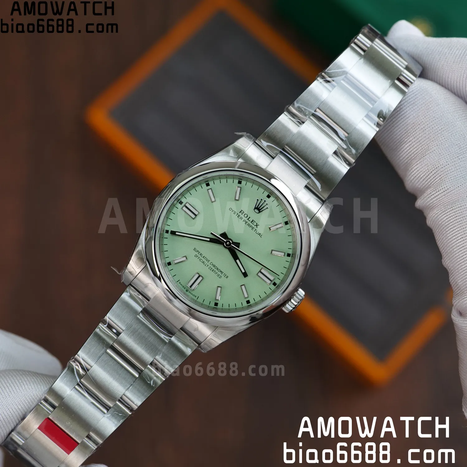 Rolex Oyster Perpetual 126000 36mm VSF 1:1 Best Edition 904L Steel Vanilla Green Dial on SS Bracelet 63 f55e26072e968c9 AMO Watch