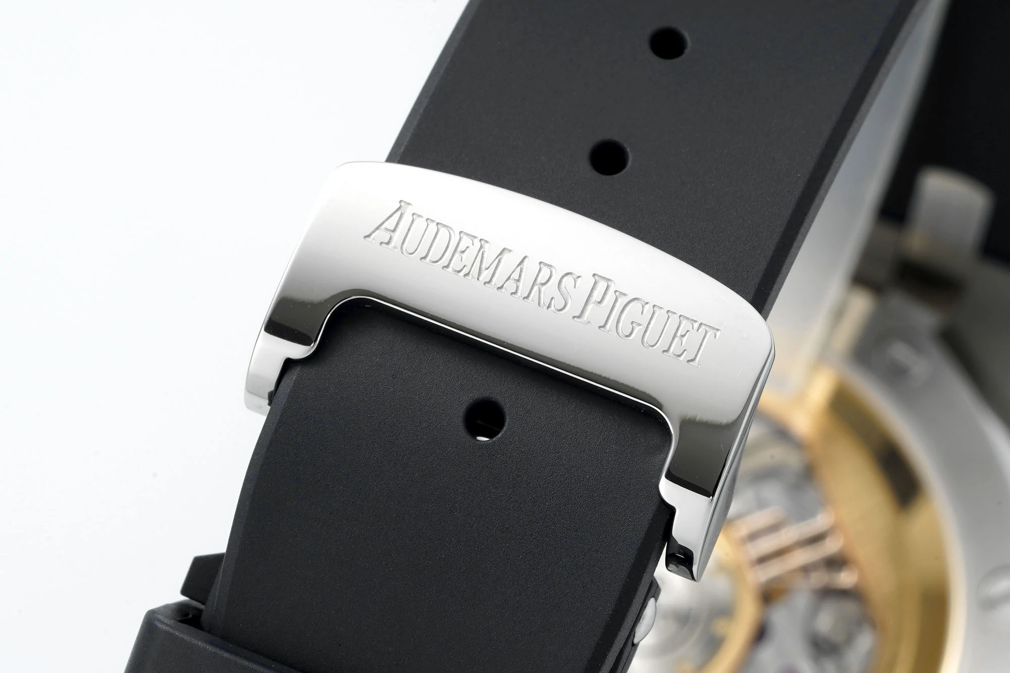 AP Royal Oak Chrono 26240 SS DDF 1:1 Best Edition White Dial on Black Rubber Strap DD4401 Super Clone 45 fc592df4fe93030 AMO Watch