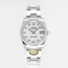 Rolex DateJust 31 278274 ARF 1:1 Best Edition 904L Steel MOP Diamonds Dial on SS Oyster Bracelet