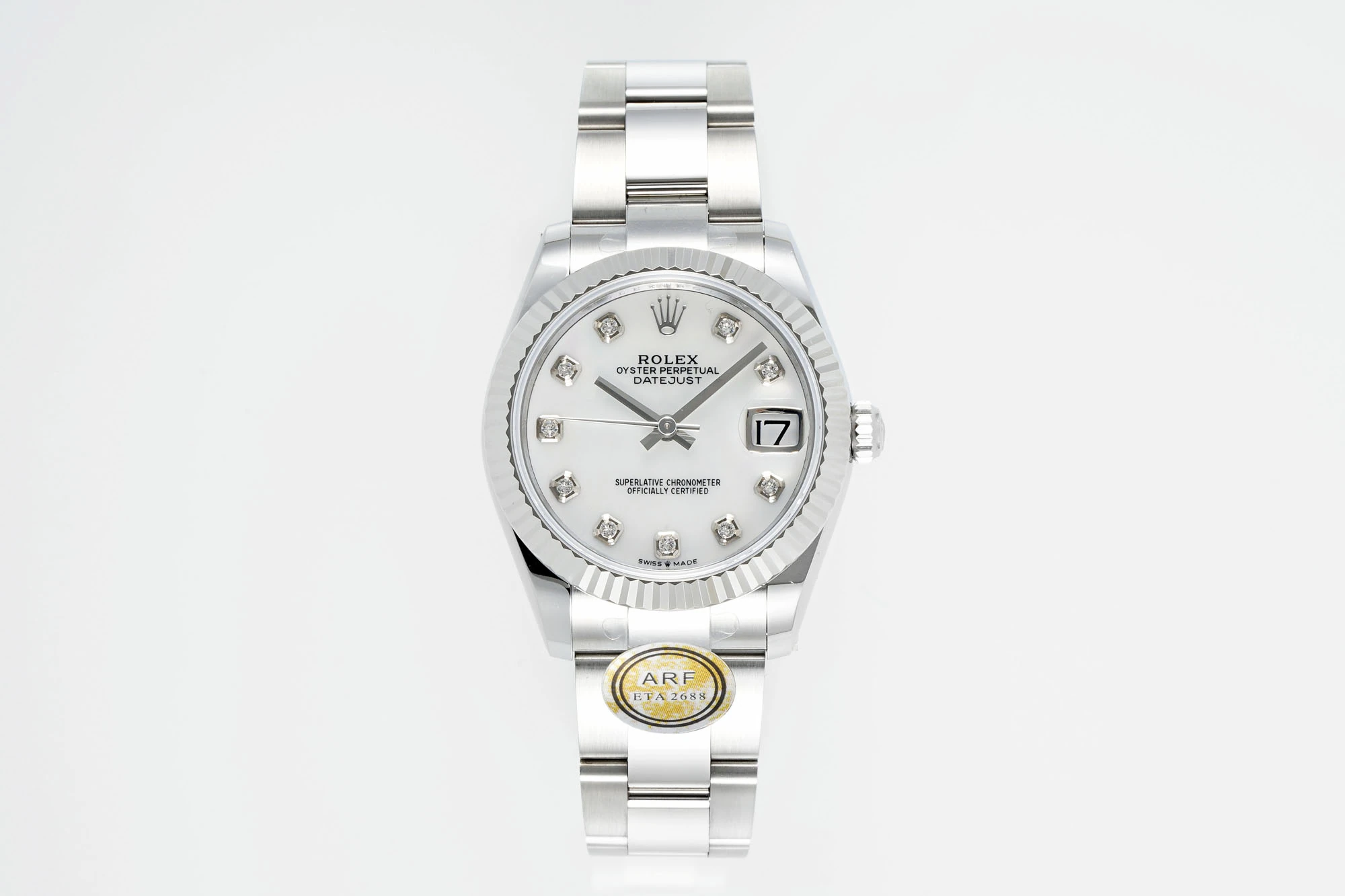 Rolex DateJust 31 278274 ARF 1:1 Best Edition 904L Steel MOP Diamonds Dial on SS Oyster Bracelet 19 fd5f74a69f4cce5 AMO Watch