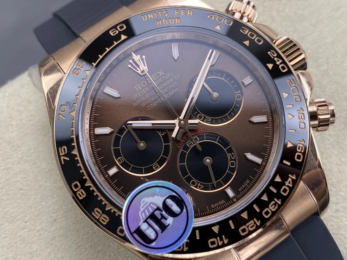 Rolex Daytona 126515 RG UFO 1:1 Best Edition RG Dial on Oysterflex Strap UF4131 (Free Sprung) 24 fe495b538552f73 AMO Watch