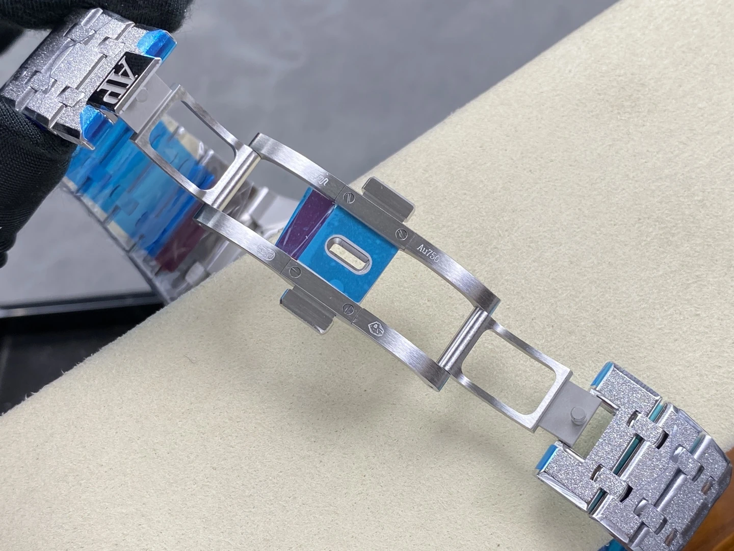 Royal Oak Chrono 26240 Frosted SS DDF 1:1 Best Edition Ice Blue Dial on SS Bracelet DD4401 Super Clone 38 fee03d99de23054 1 AMO Watch