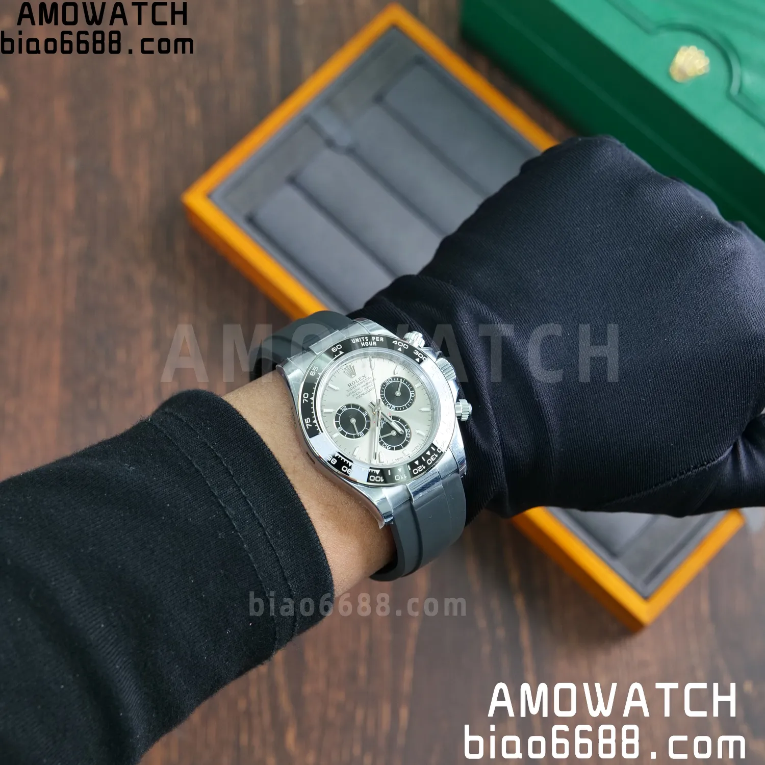 Rolex Daytona 126519 SS UFO 1:1 Best Edition RG Dial on Oysterflex Strap UF4131 (Free Sprung) 85 ff0327863ef13c2 阿默表行AmoWatch