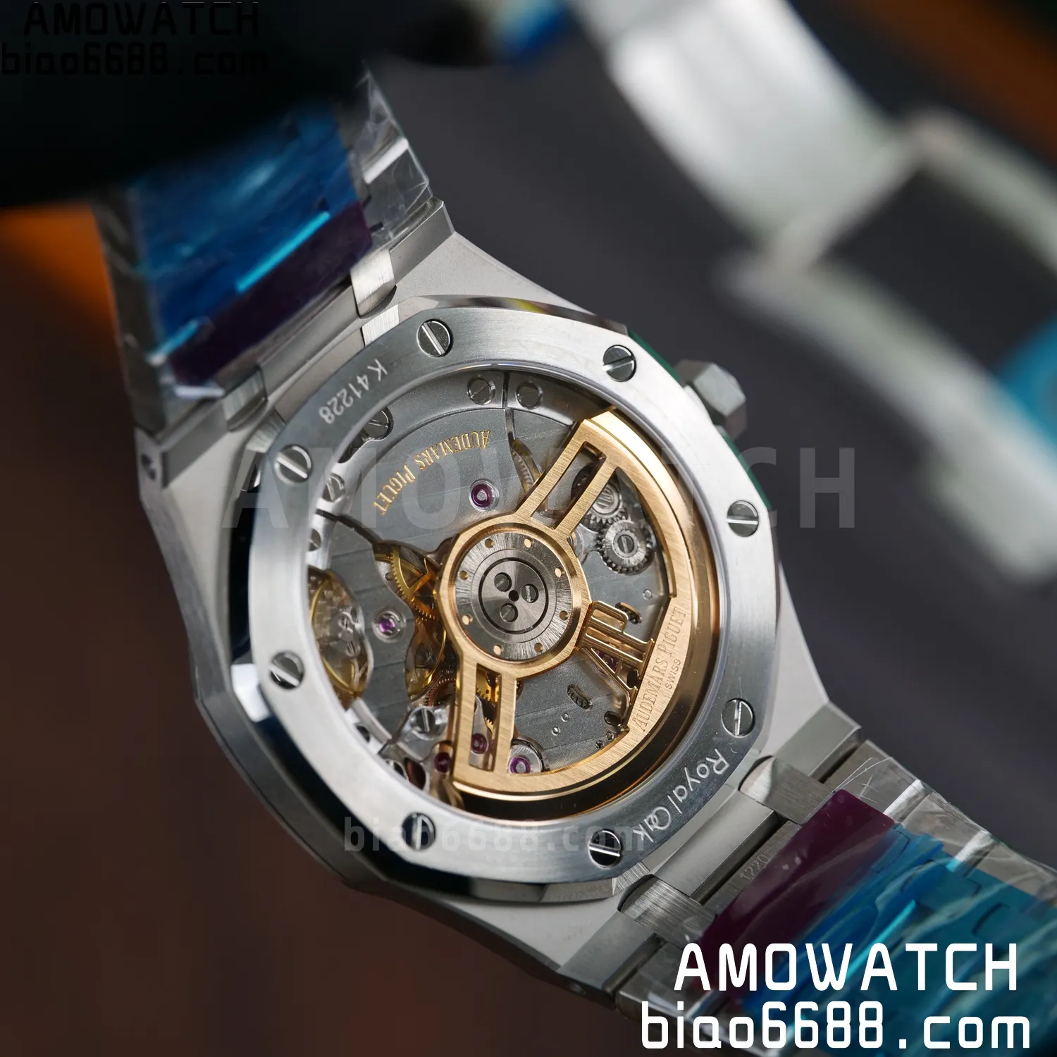 AP Royal Oak 41mm 15500 SS VSF1:1 Best Edition Blue Textured Dial on SS Bracelet A4302 Super Clone 102 00e5b0b33b01d99 AMO Watch