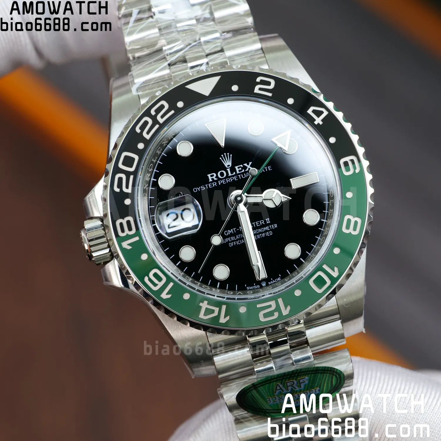 Rolex GMT-Master II 126720 904L SS ARF Factory 1:1 Best Edition on Jubilee Bracelet SH3285 77 015f120e4e5ef55 阿默表行AmoWatch