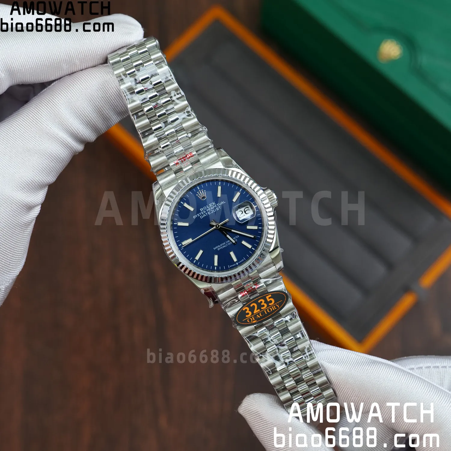 Rolex DateJust 36mm 126234 SSQF 1:1 Best Edition 904L Steel Blue Dial on Jubilee Bracelet DD3235(Gain Weight) 63 01709a7a926ee3d AMO Watch