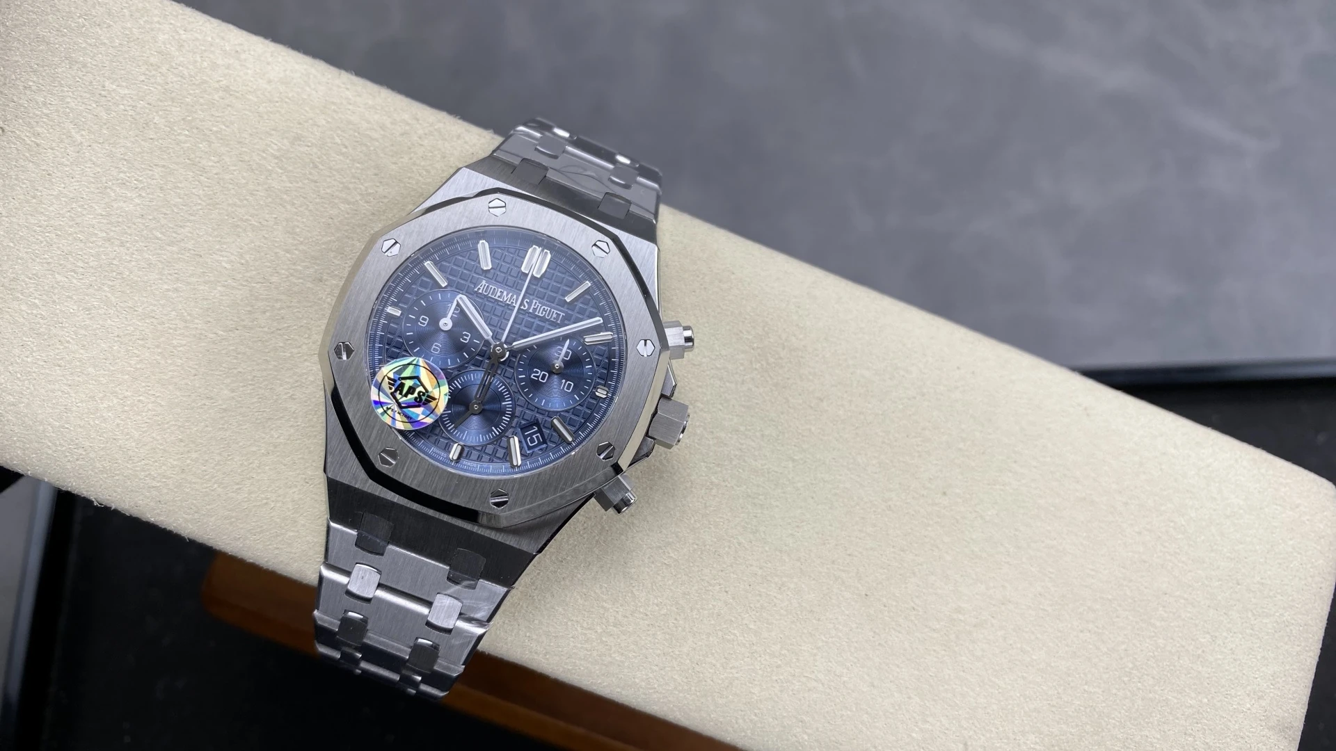 AP Royal Oak Chrono 26715 SS APSF 1:1 Best Edition Blue Dial on SS Bracelet A2385 36 03eb94d911b141f 阿默表行AmoWatch