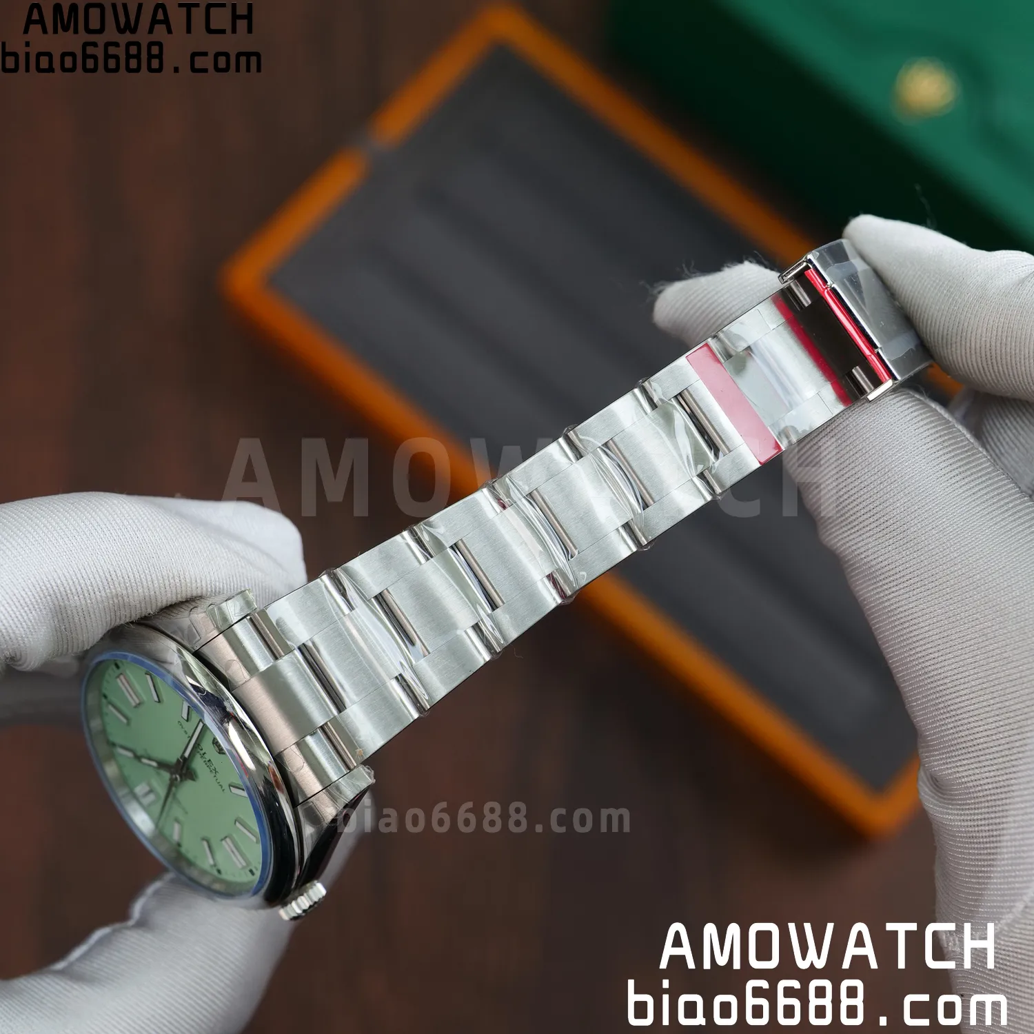Rolex Oyster Perpetual 124300 41mm VSF 1:1 Best Edition 904L Steel Green Dial VS3235 62 04049a77beae3a7 AMO Watch