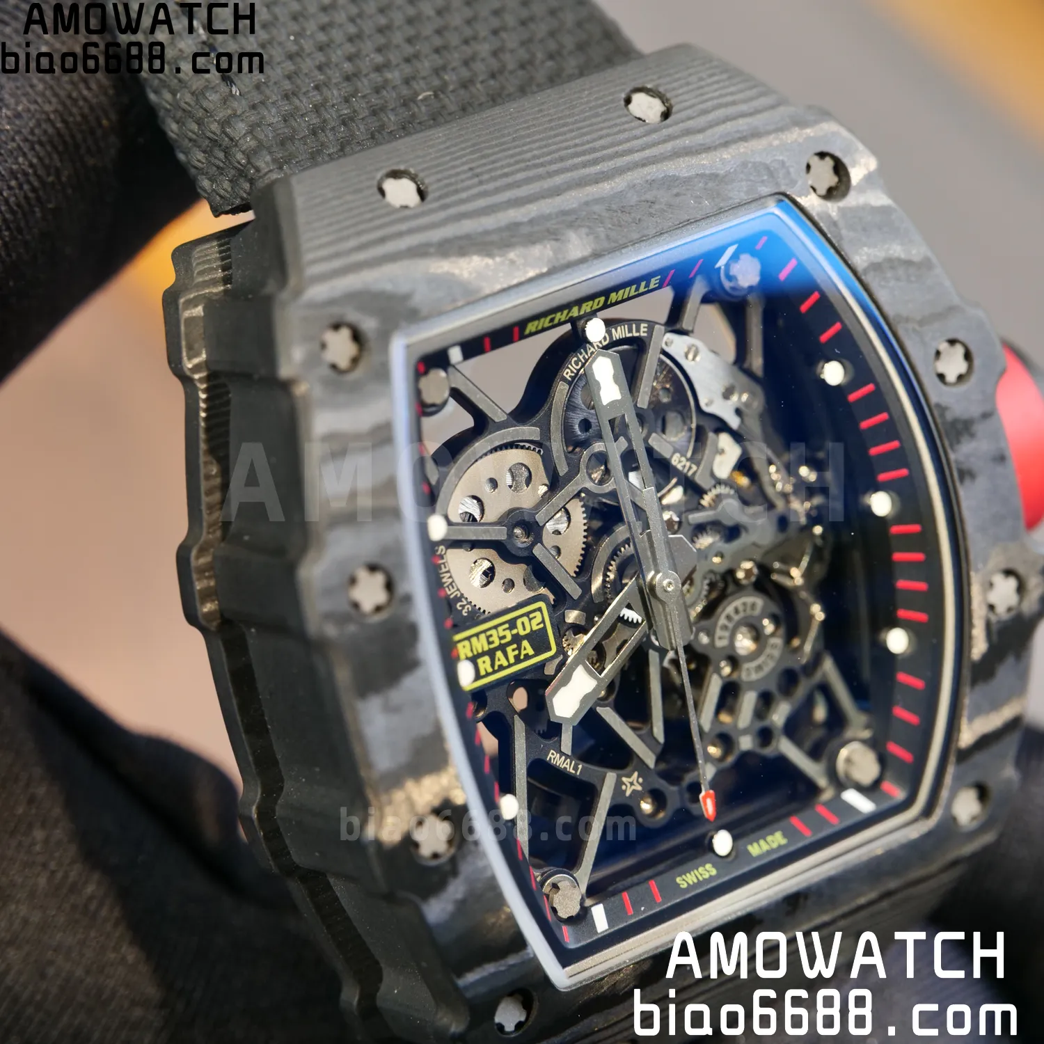 Custom Made RICHARD MILLE RM35-02 RM3502 NTPT APSF Free Sprung 95 04e81fd1f8597c5 AMO Watch