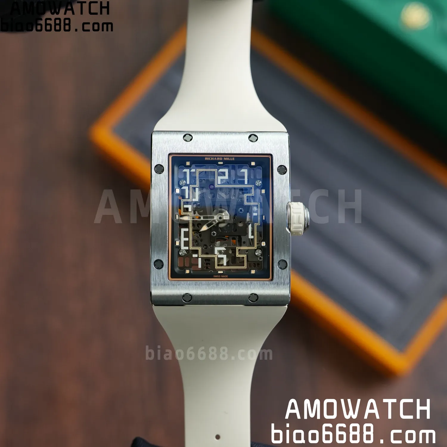 RICHARD MILLE Umi Maker's RM16-02 Titanium Skeleton Dial on Rubber strap CRMA9 Super Clone 103 0653ac3c8e4538d AMO Watch